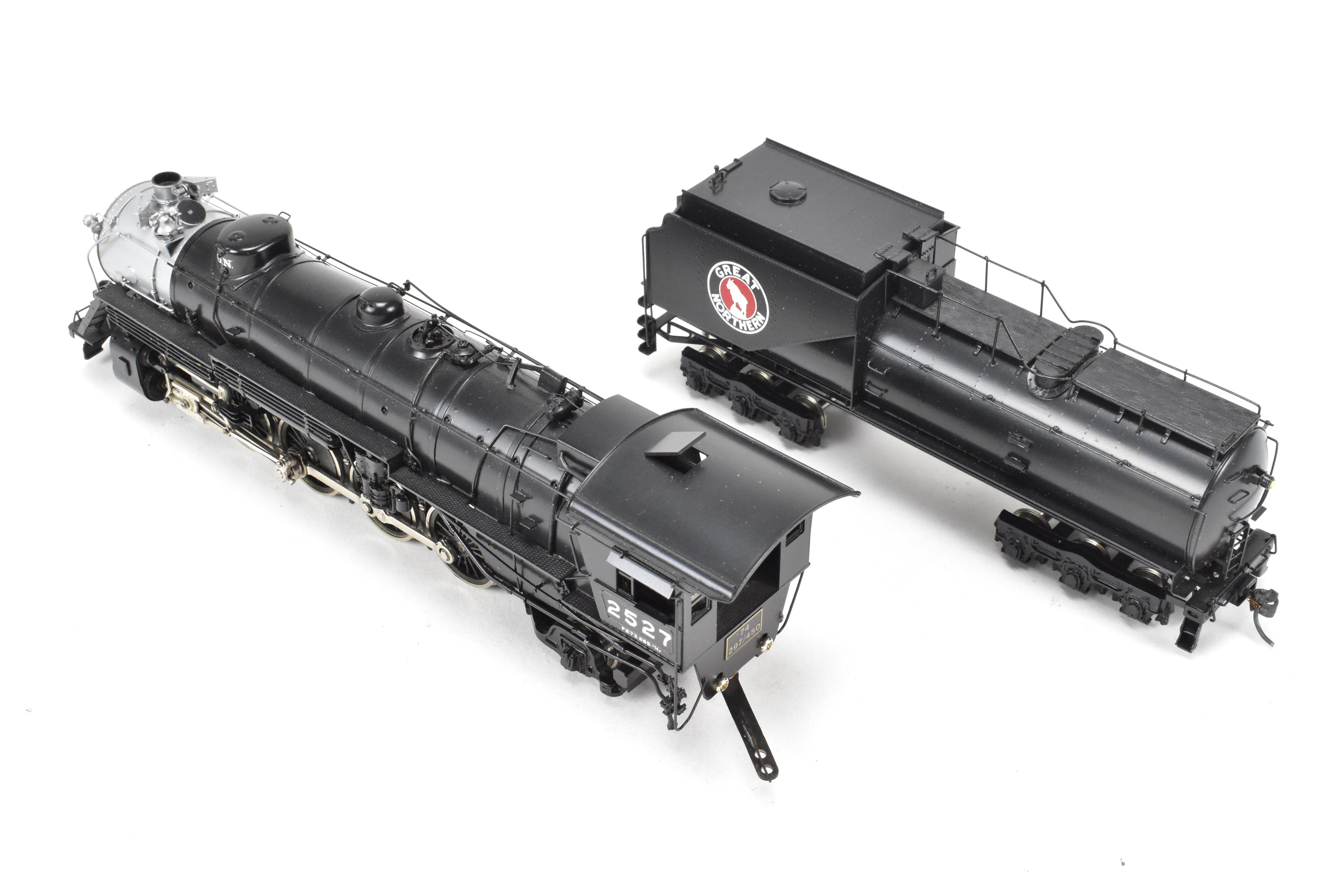 HO Brass Tenshodo Great Northern 4-8-2 Class P-2 Factory Painted Crown #2527 (1974 Last Run)
