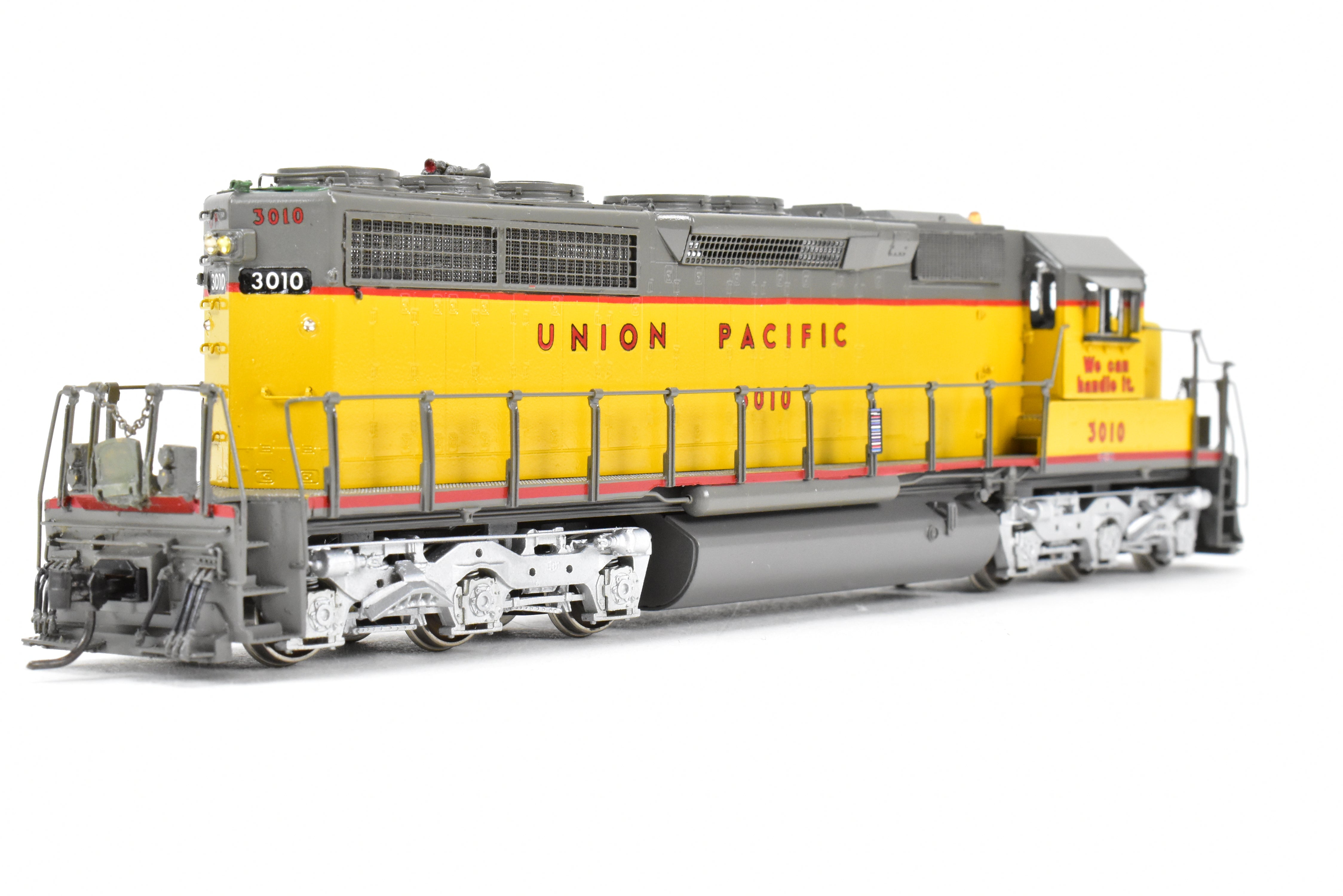 HO Scale Brass Model Train - Overland Models Inc. Union Pacific EMD SD40 Low Hood Custom Painted Locomotive No. 3010
