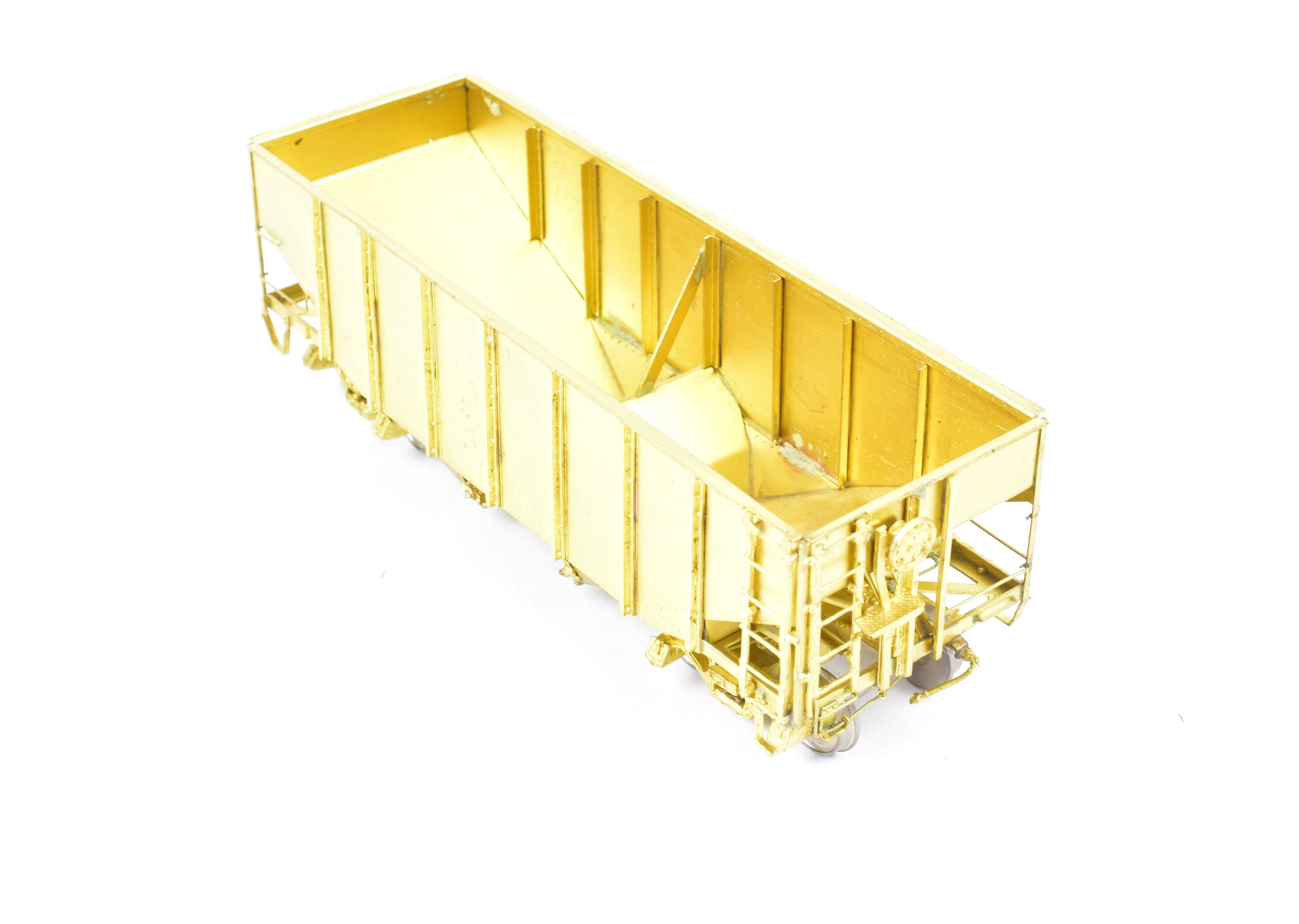HO Scale Brass Western Maryland 55-Ton 2-Bay Hopper Car Model by Overland Models, Inc. (OMI)