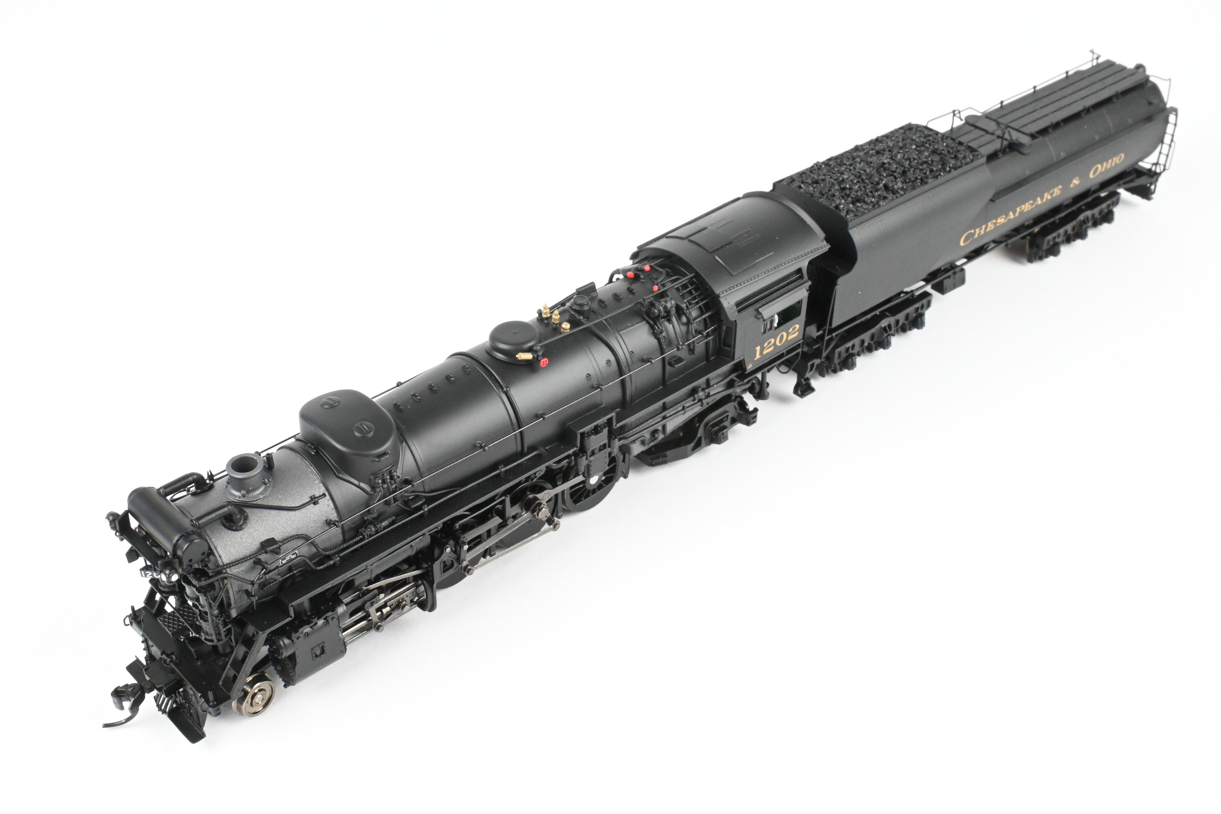 HO NEW Brass Hybrid C&O K-2 2-8-2 Mikado #1202 w/ Smoke & Paragon 4 Sound