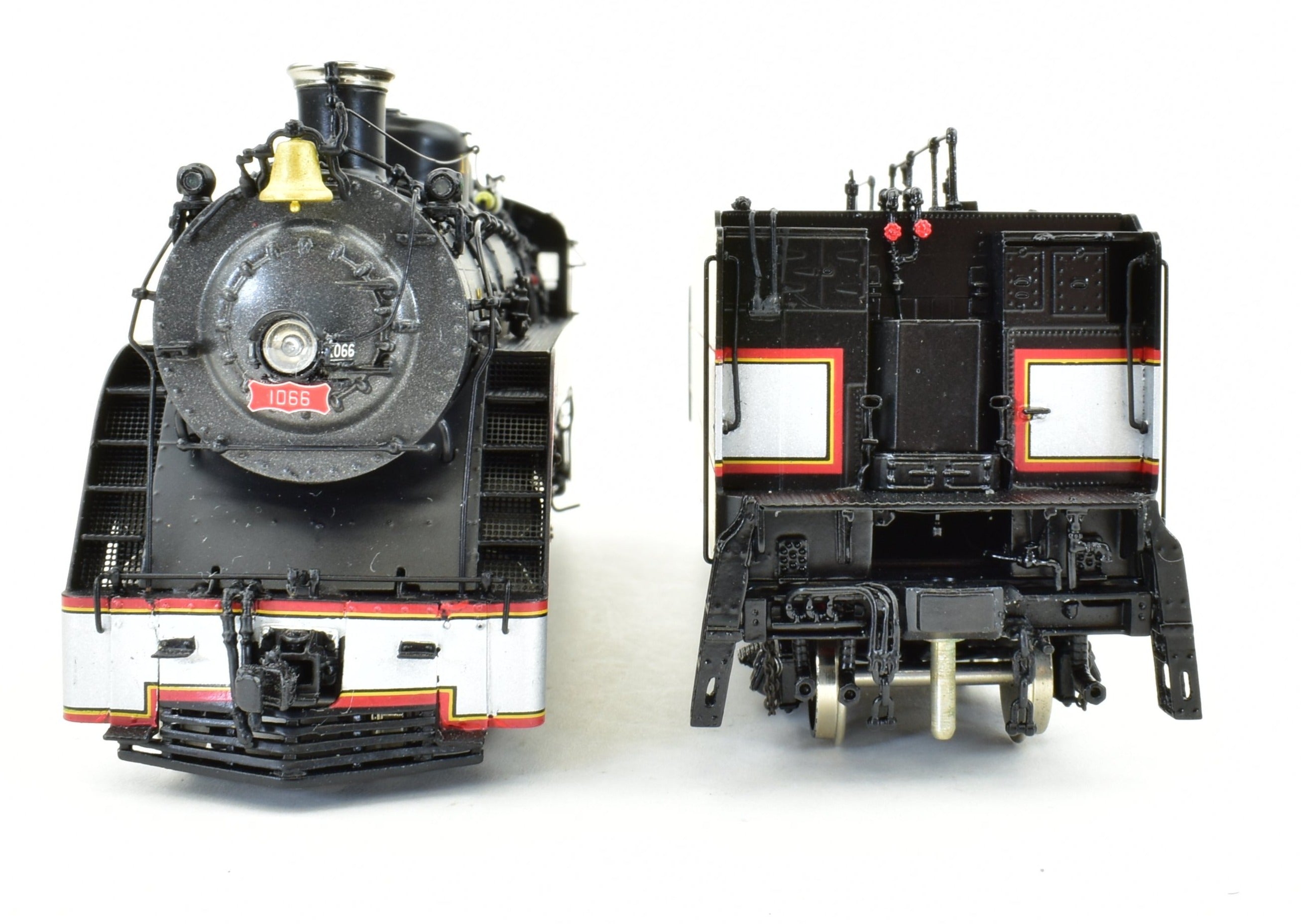 HO Scale Brass Precision Scale Co. Frisco 4-6-4 Hudson Locomotive Model Factory Painted with Precision Detail, Serial #1066