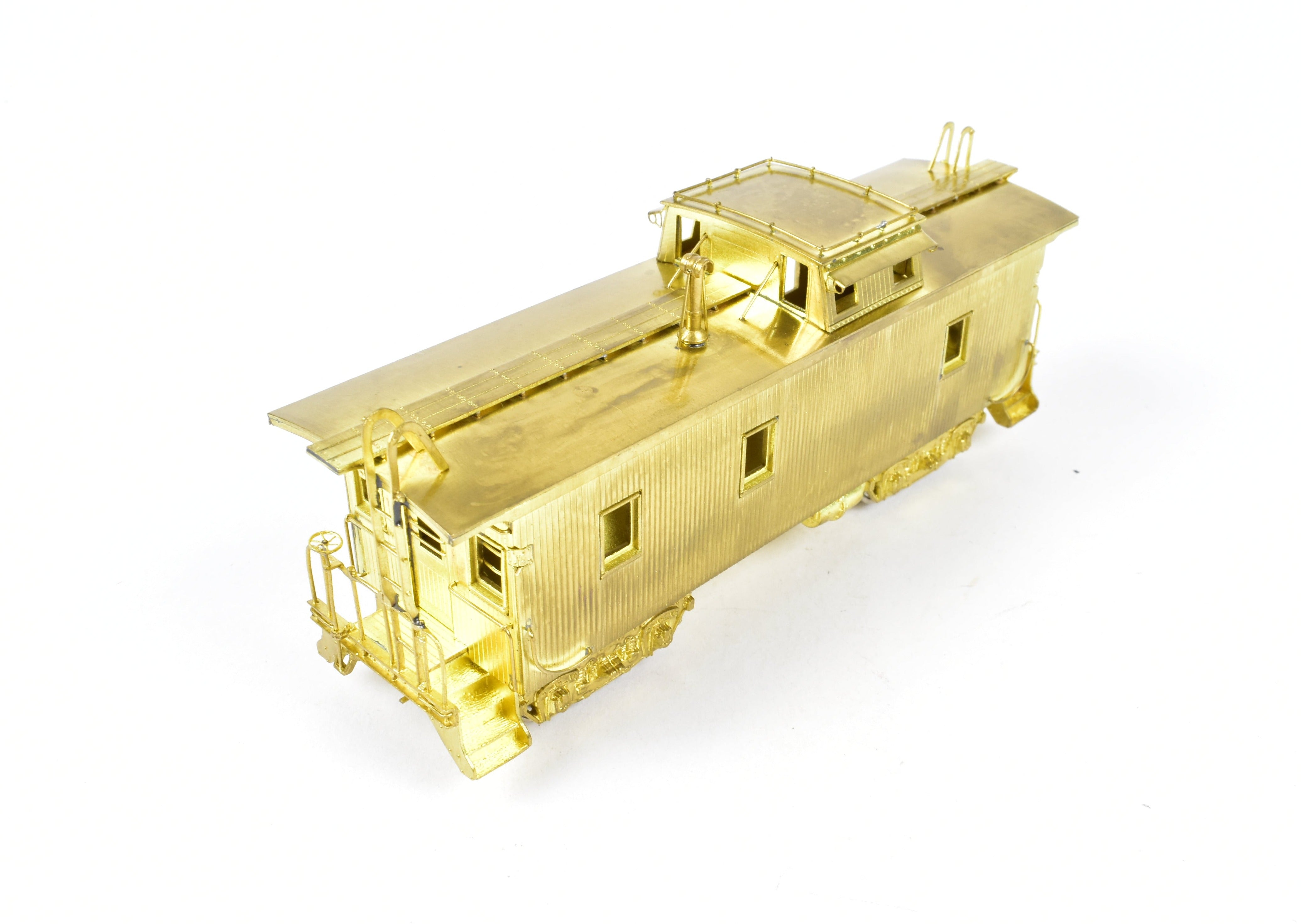 HO Scale Brass Union Pacific CA-1 Wood Caboose Model by OMI - Overland Models, Inc. with Original Ends and Wood Beam Trucks