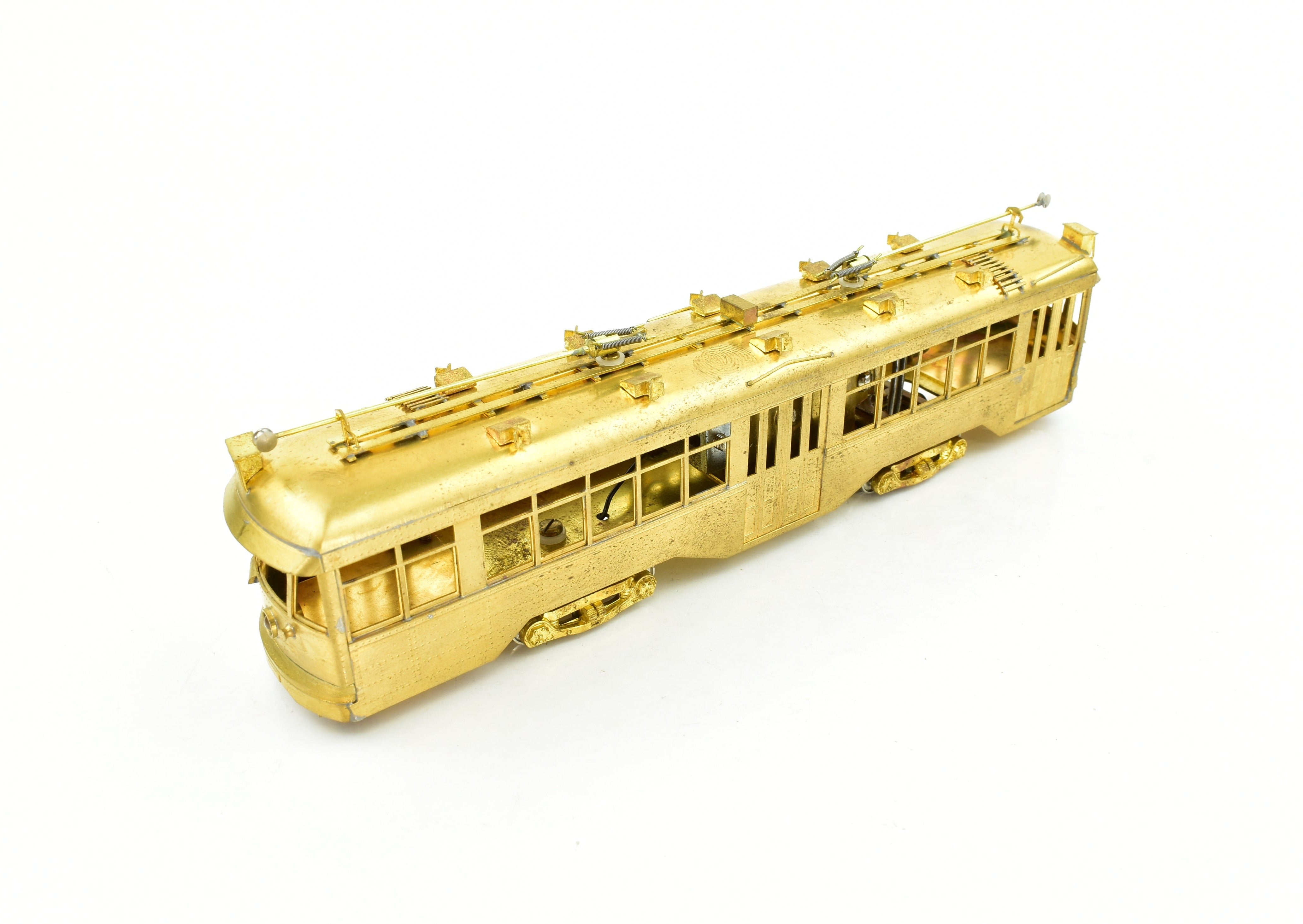 High - Quality HO Scale Brass Los Angeles Railway Type M - 1 Streetcar by S. Soho & Co. LARY