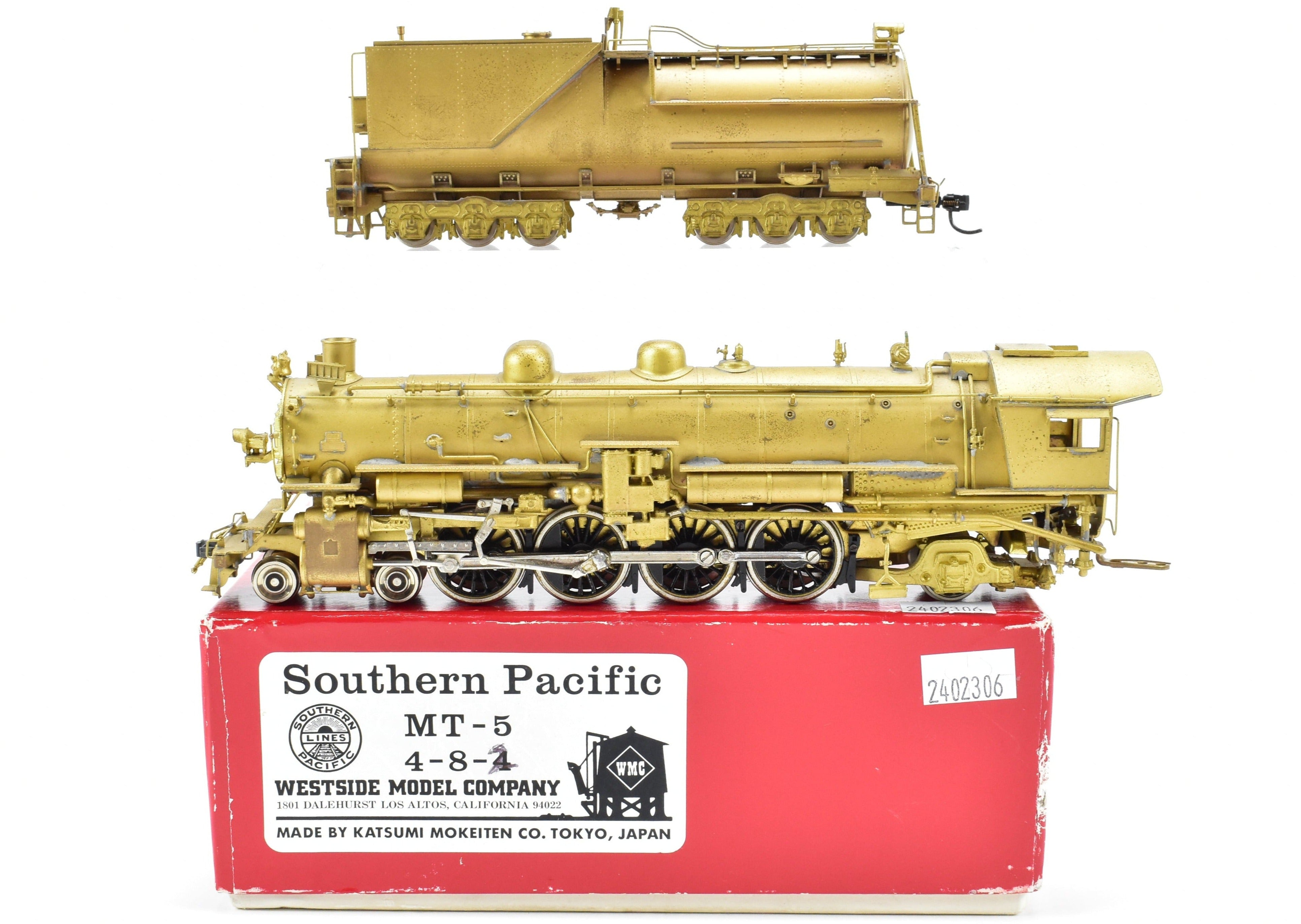 HO Scale Brass Southern Pacific Class Mt - 5 4 - 8 - 2 Model by Westside