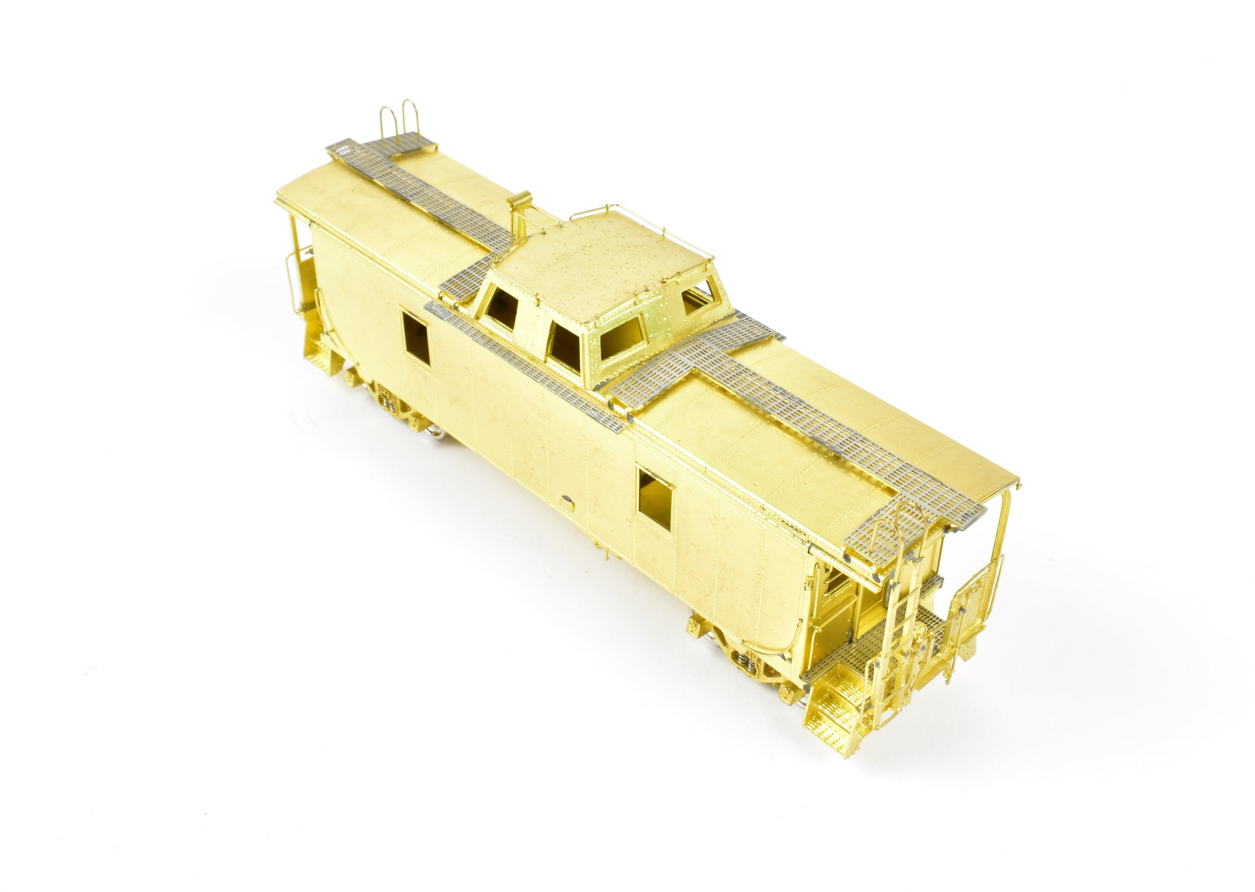 HO Scale Brass Canadian Pacific Steel Streamlined Centered Cupola Caboose Model by Overland Models, Inc. (OMI)