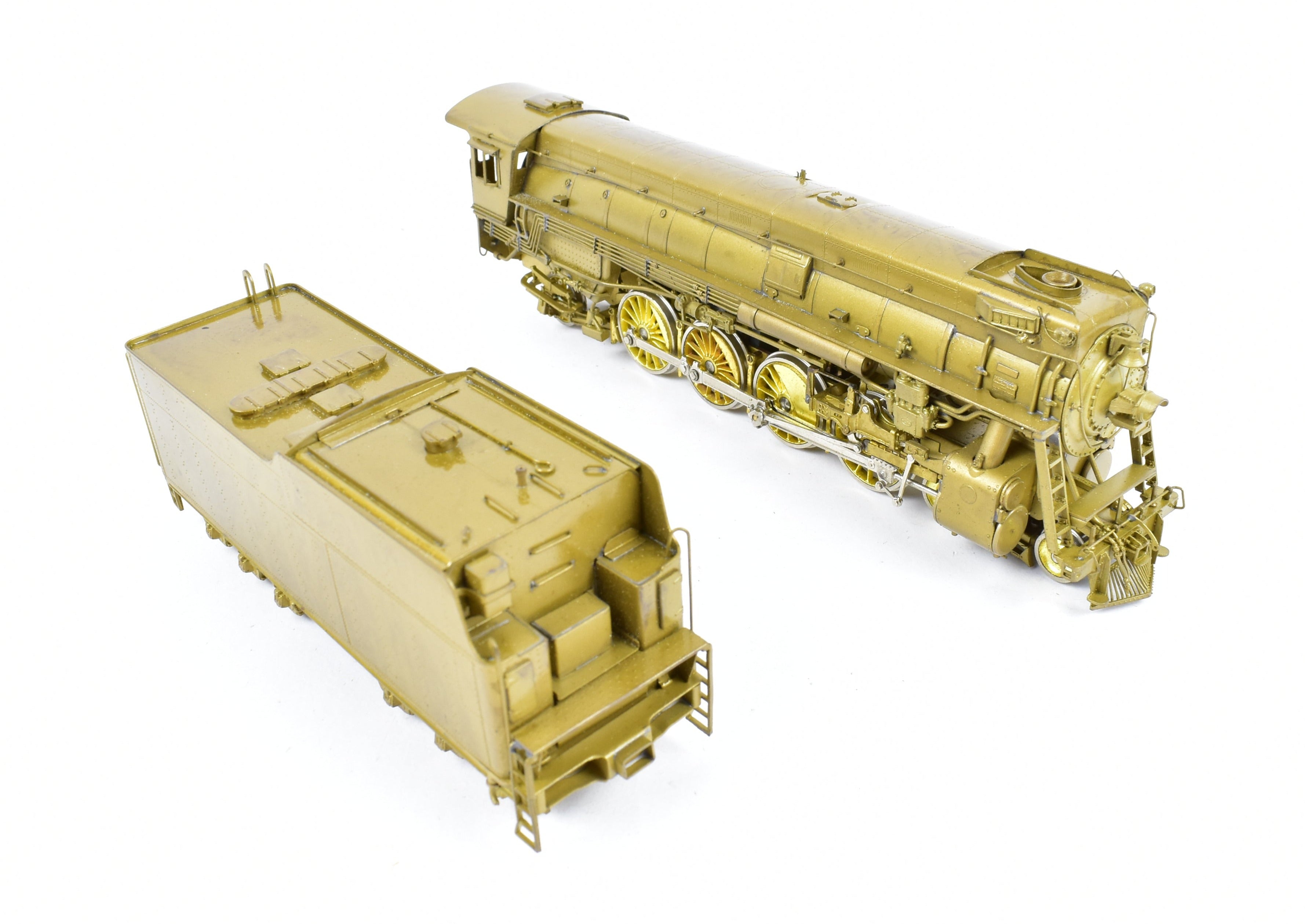 HO Scale Brass Alco Models Southern Pacific (SP) MT - 2 4 - 8 - 2 Steam Locomotive Model