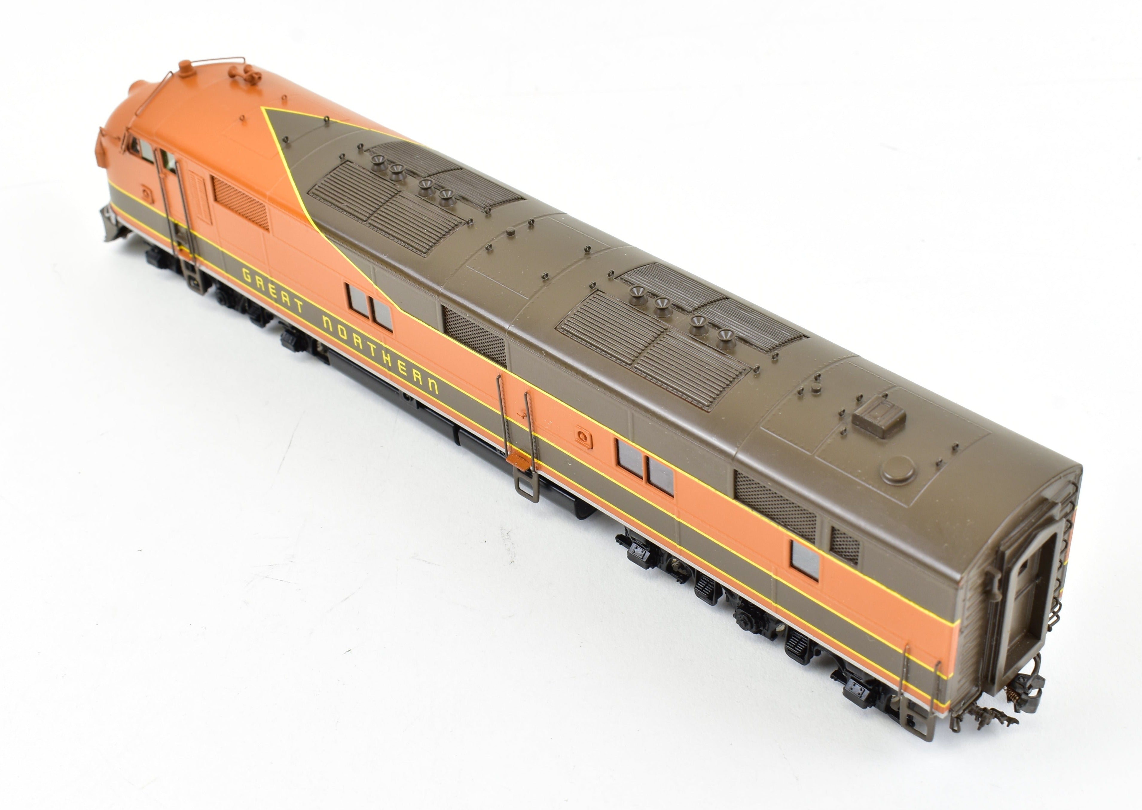 HO Scale Brass Model Train - Oriental Limited GN - Great Northern EMD E7A 2000 HP Standard Factory Painted Locomotive #504