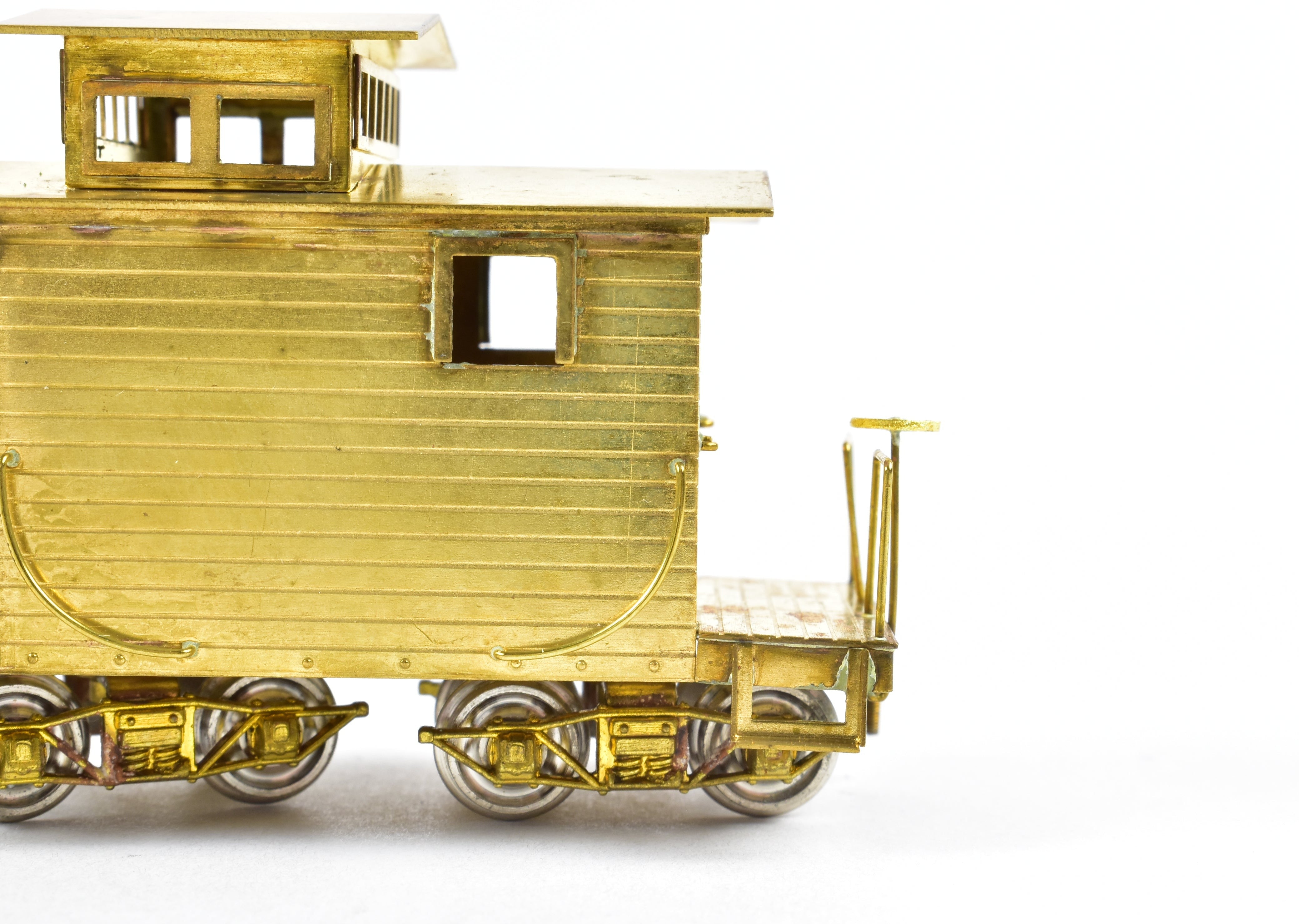 HOn3 Scale Brass Model Train Westside Lumber Co. Short Caboose No. 7 by Westside Model Co.
