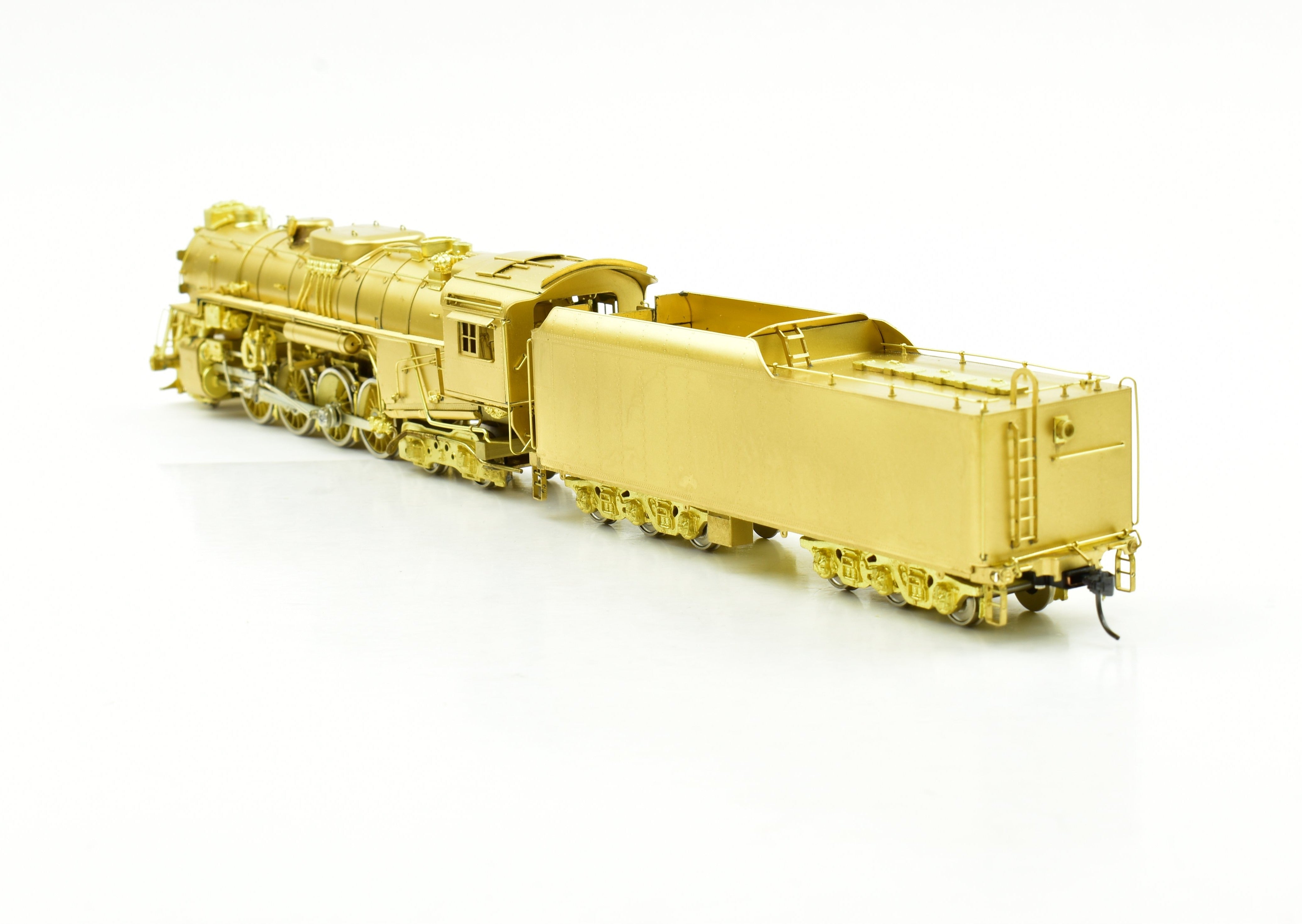 HO Scale Brass Model Train Key Imports PM - Pere Marquette N - 1 2 - 8 - 4 Berkshire Steam Locomotive
