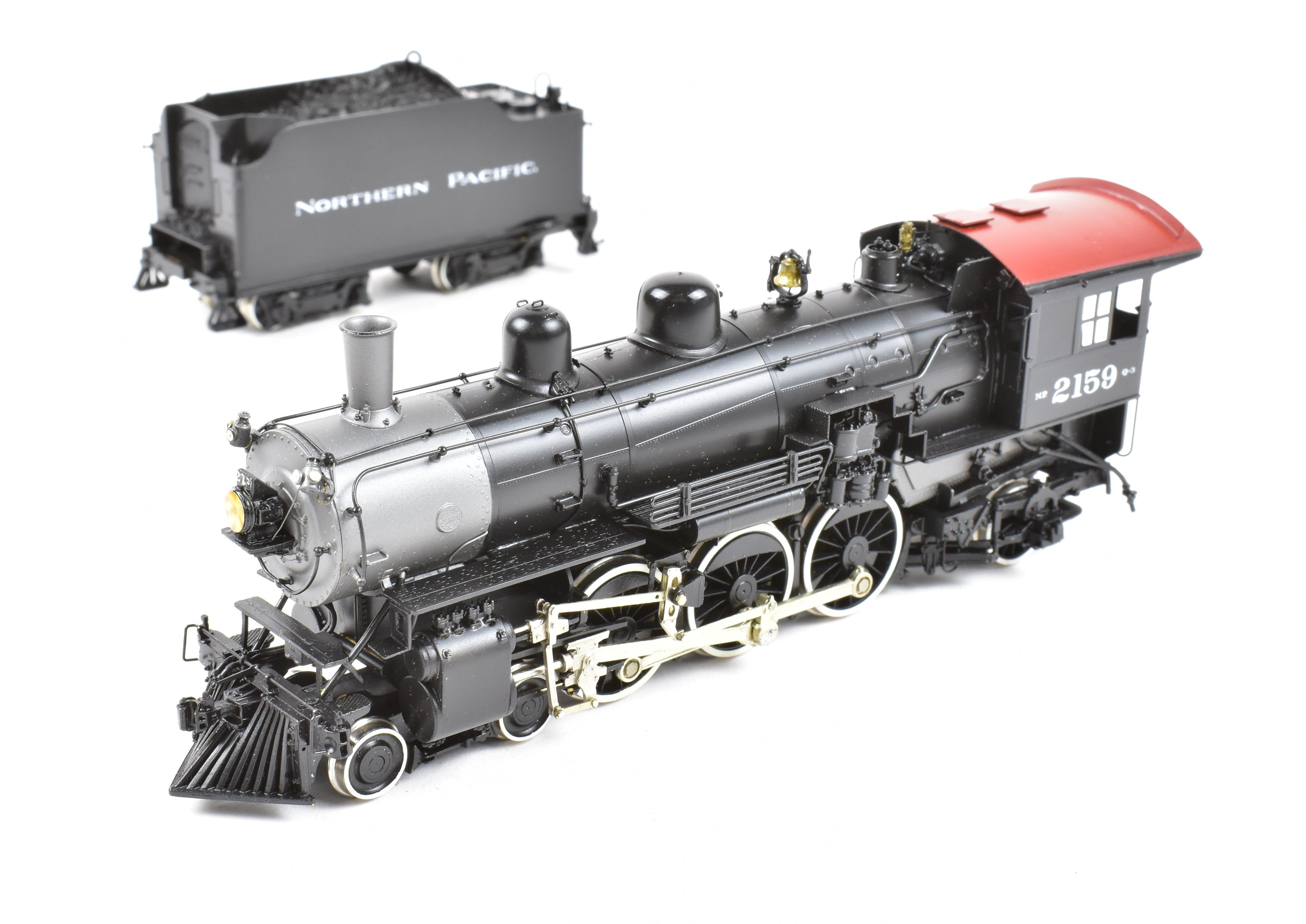 HO Scale Brass Pro-Painted Northern Pacific Q-3 4-6-2 Model by W&R Enterprises