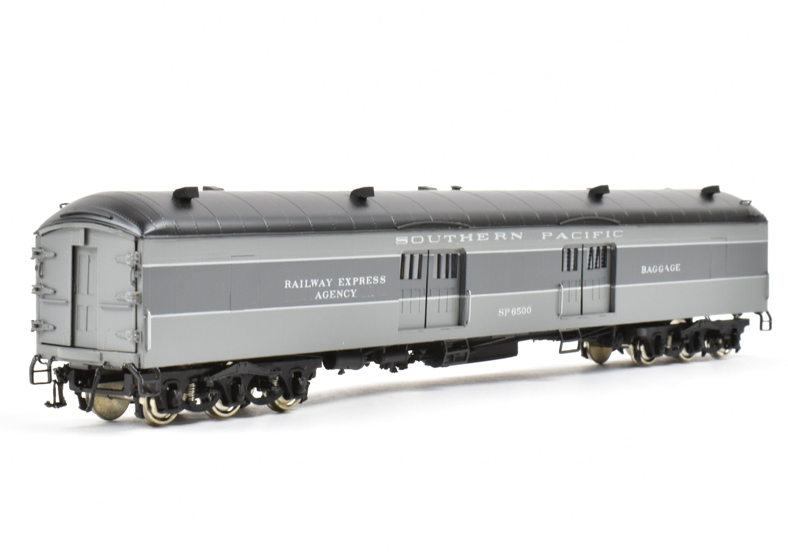 HO Scale Brass Model Train - Precision Scale Co. SP Southern Pacific Harriman Baggage/Auto Car 70 - BA - 5 FP No. 6500 for Model Train Enthusiasts