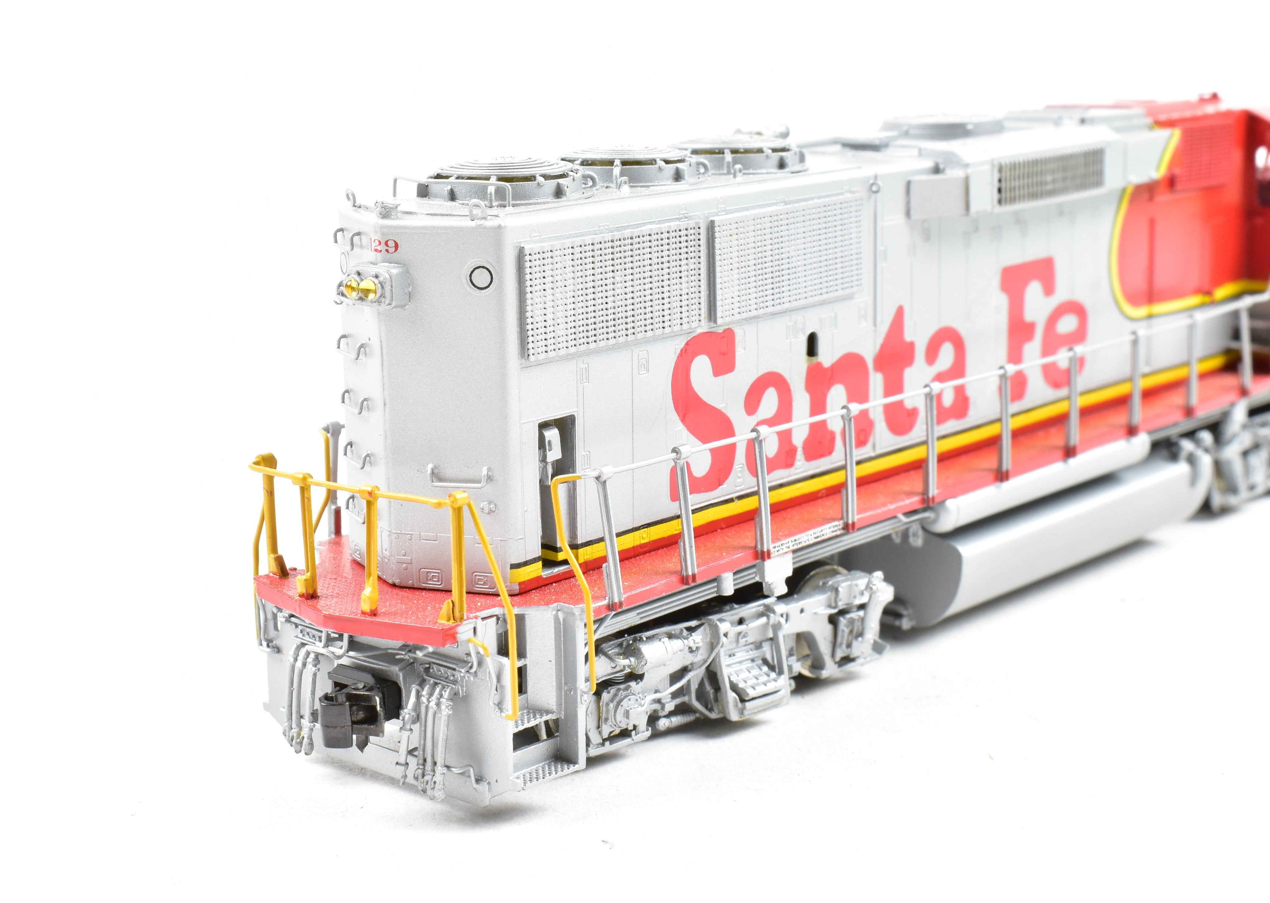 HO Scale Brass Model Train Engine - Overland Models Inc. AT&SF Santa Fe GP60M Factory Custom - Painted by OMI