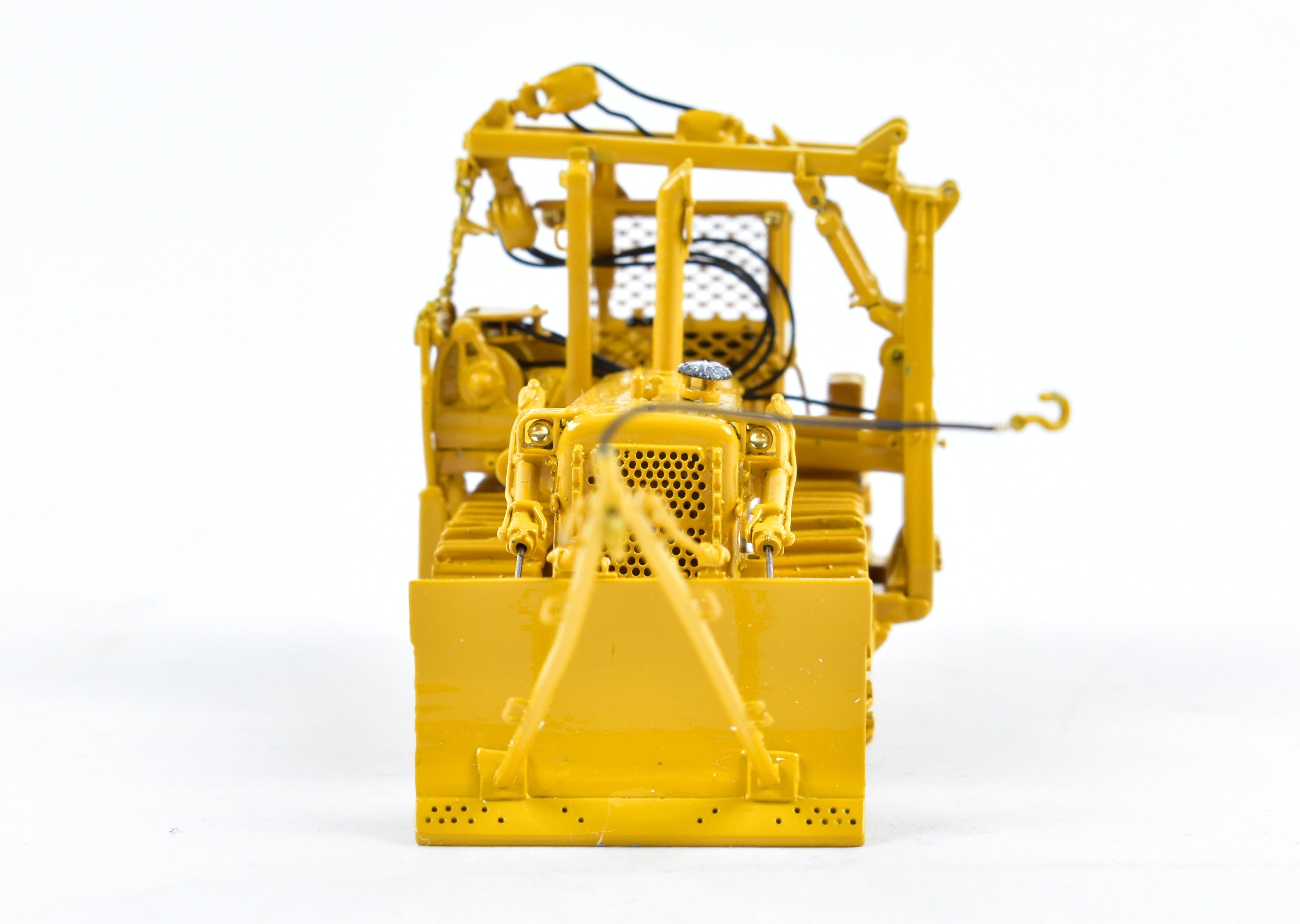 HO Brass OMI Overland D&RGW Pipe Laying Dozer FP in Factory Yellow