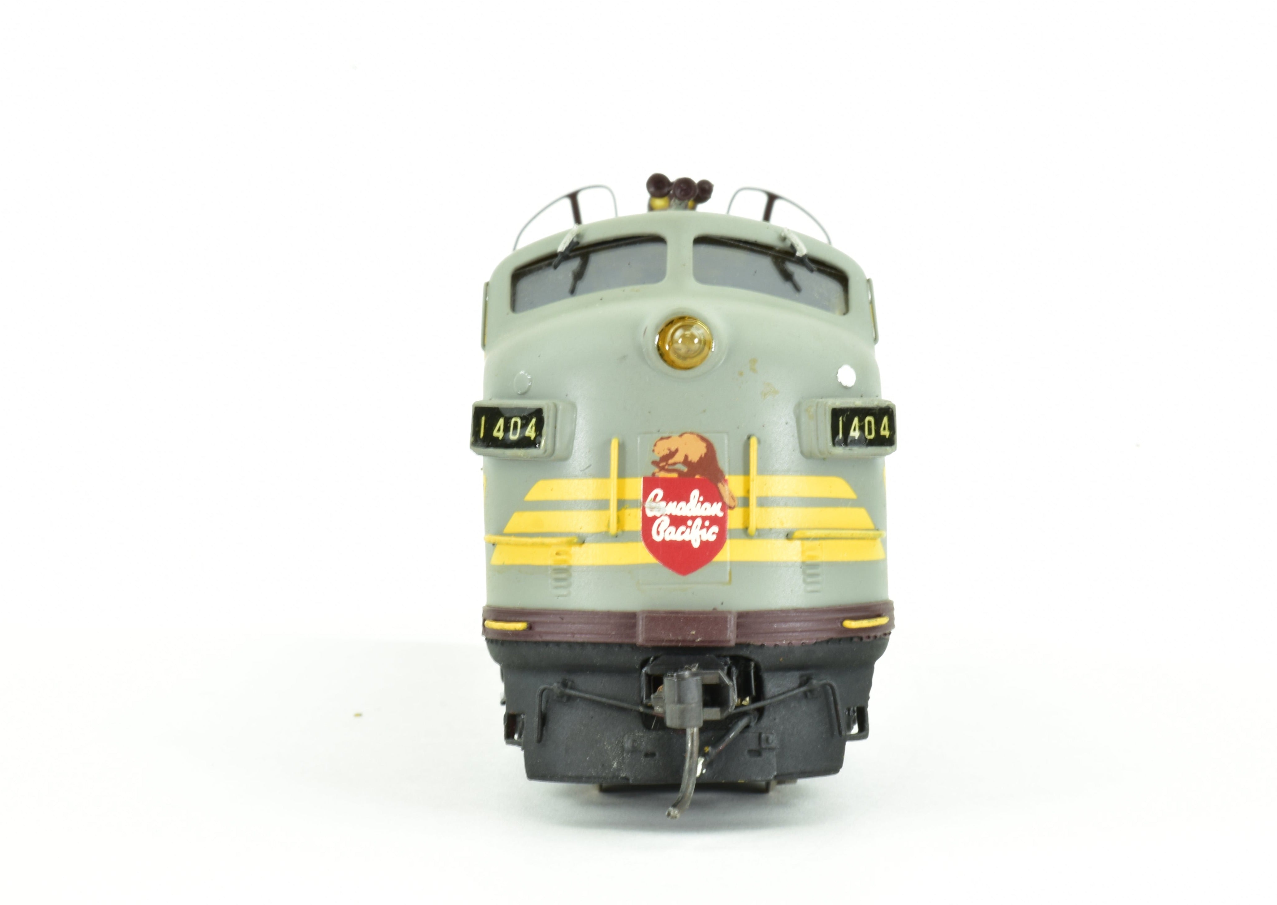 HO Scale Brass Canadian Pacific Railway EMD F9A Standard Version Custom Painted and Detailed Model Train - Oriental Limited