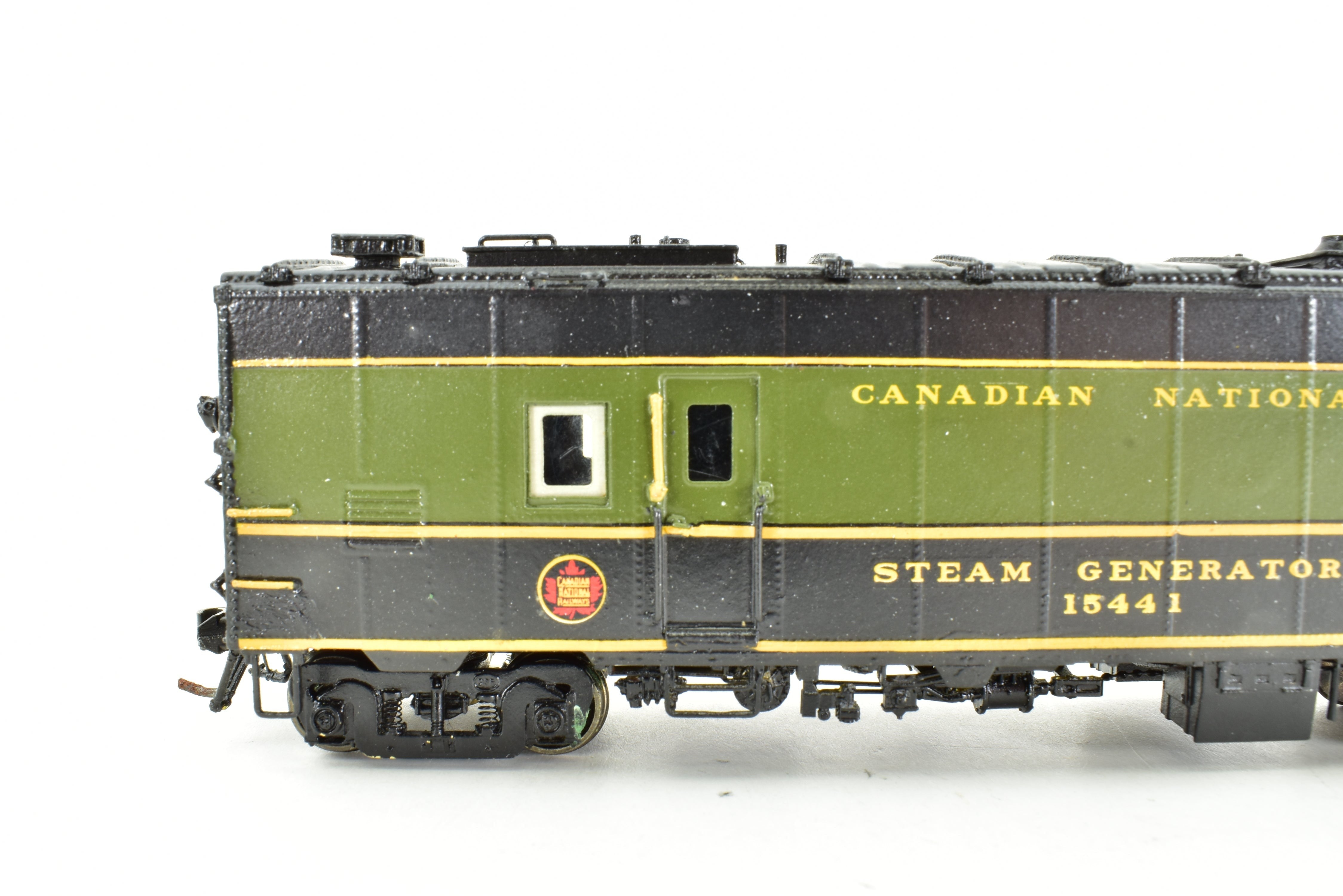 HO Scale Brass OMI - Overland Models, Inc. Custom - Painted Steam Heater Car for Canadian National Railway (CNR)