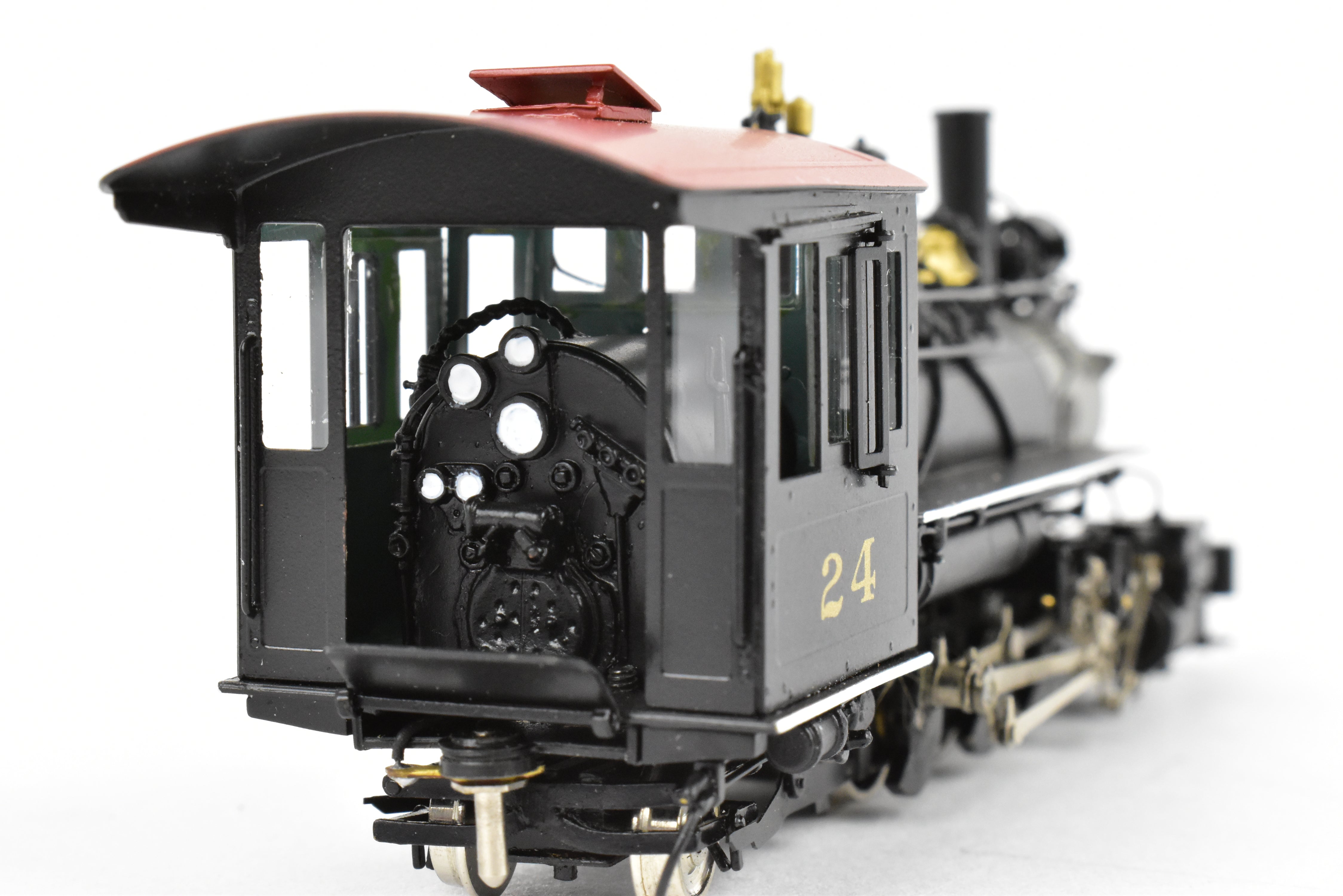 HOn30 Scale Brass Model Train & Trooper of Sandy River & Rangeley Lakes #24 2-6-2 FP - Ideal for Maine Narrow Gauge Enthusiasts