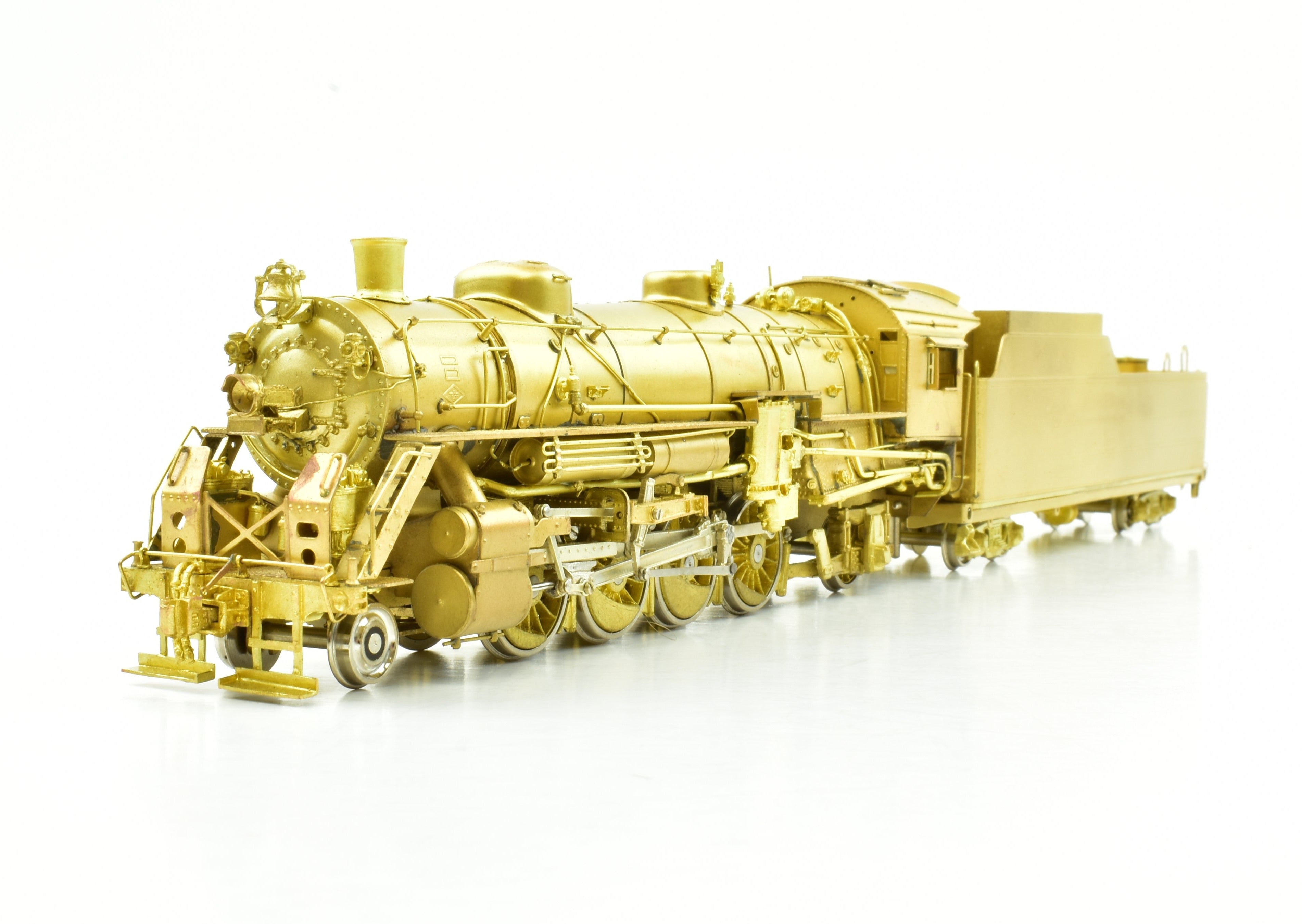 HO Scale Brass Key Imports Model of Akron Canton & Youngstown #407 2-8-2 USRA Light Mikado Locomotive