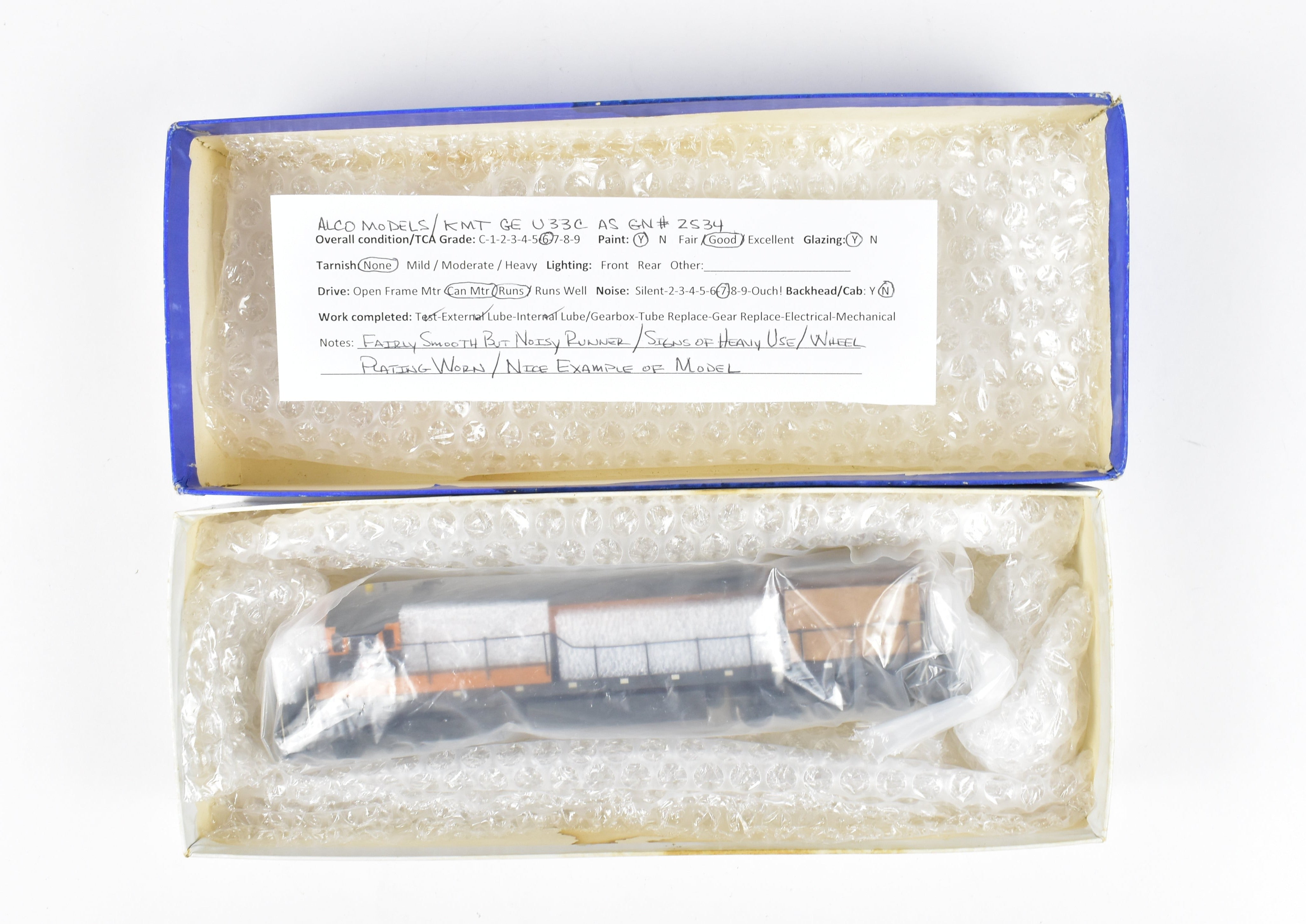 HO Scale Brass ALCO Great Northern General Electric U - 33C Diesel Locomotive Model GN for Model Train Enthusiasts