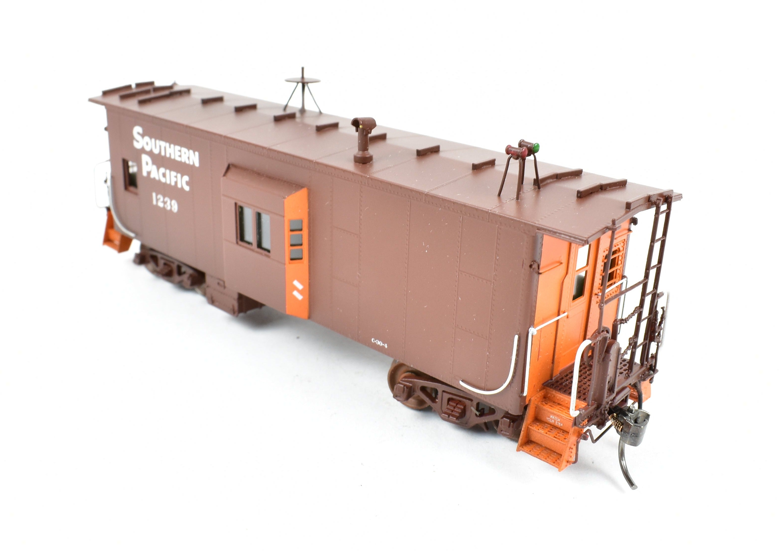 2002 HO Scale Brass Southern Pacific C-30-4 Caboose FP No. 1239 by Challenger Imports