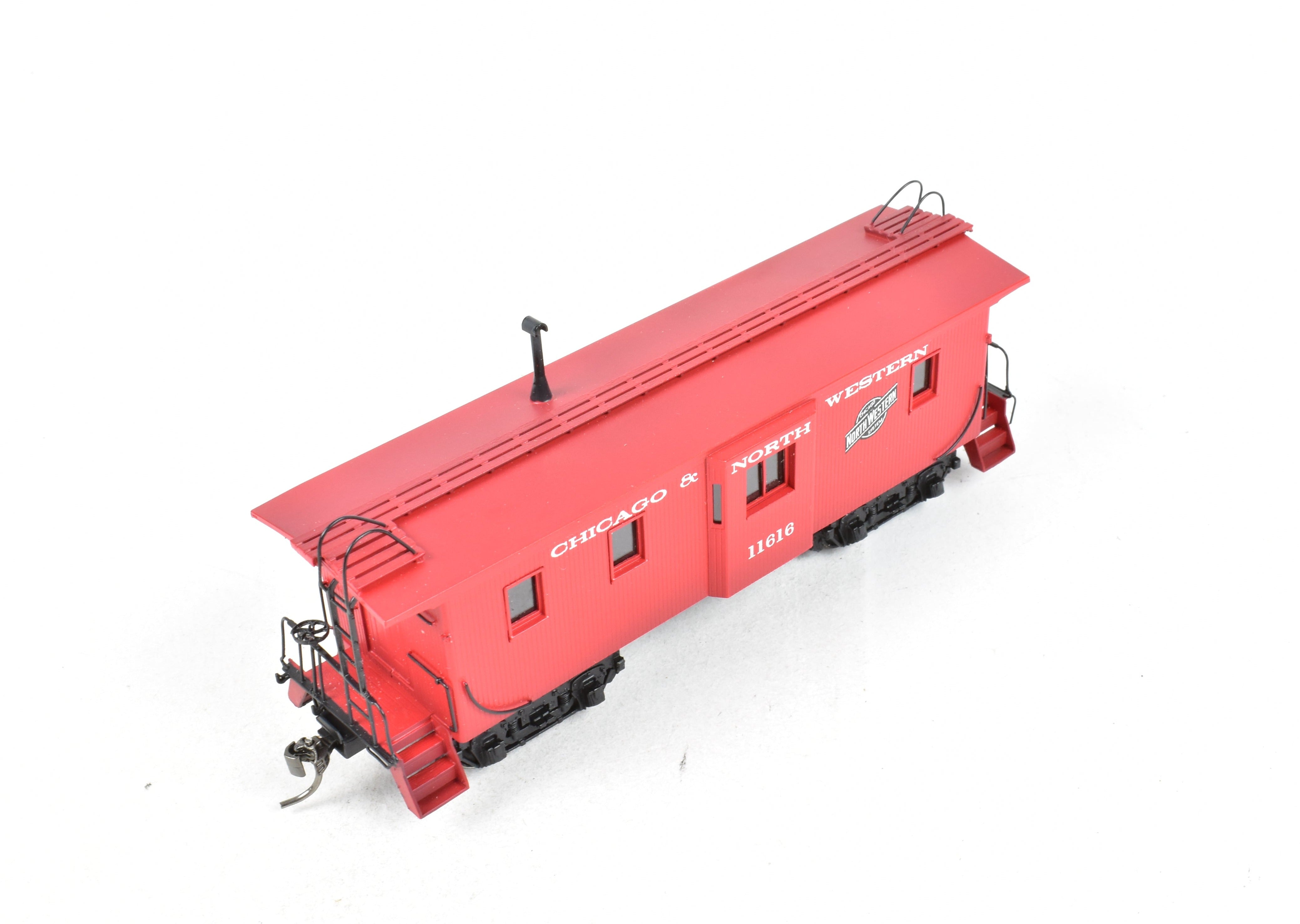 HO Brass DVP Chicago and North Western Bay Window Caboose FP 1996 Model