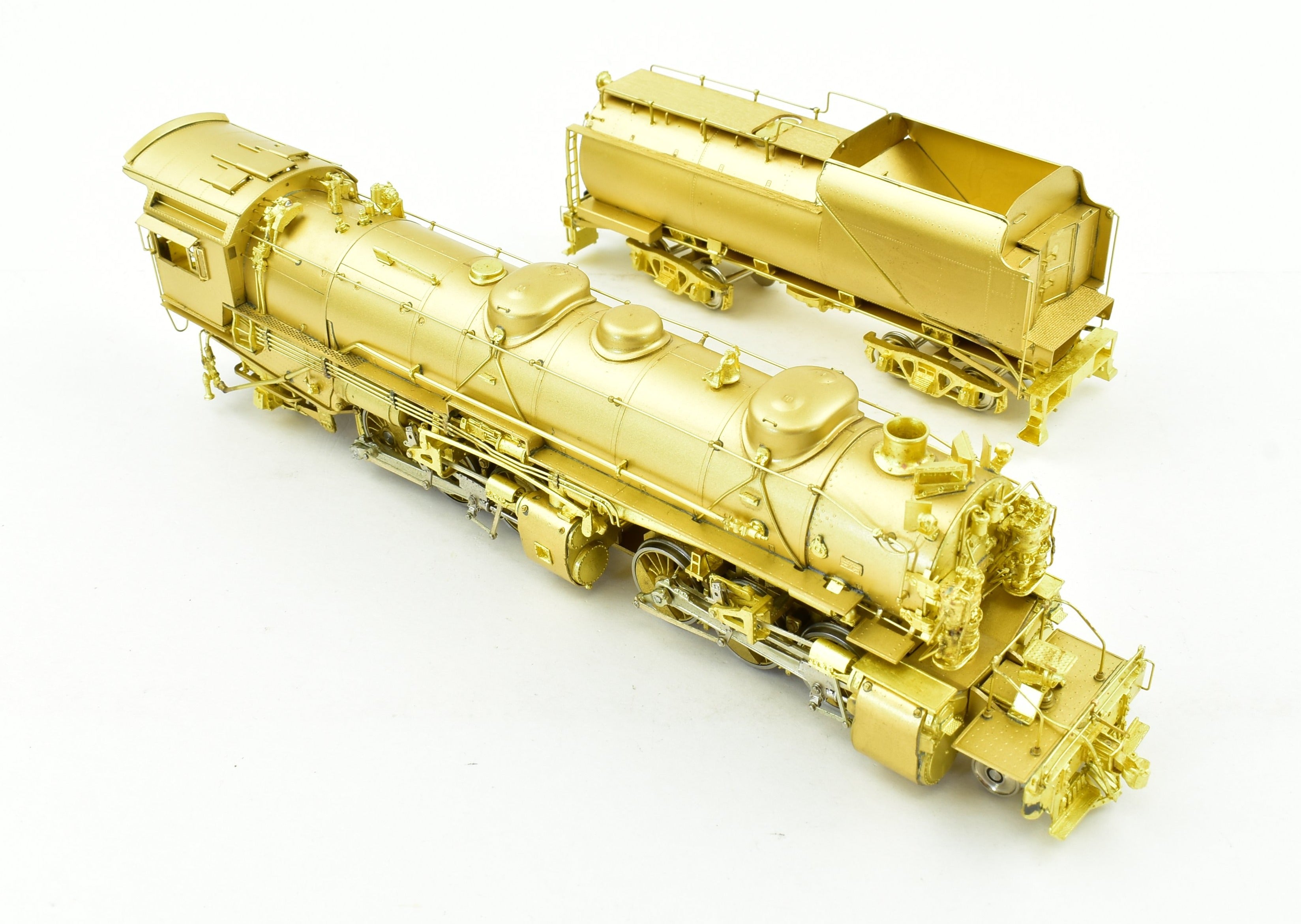HO Scale Brass Key Imports Chesapeake & Ohio H-6 2-6-6-2 Mallet Steam Locomotive Model with 12VC Vanderbilt Tender