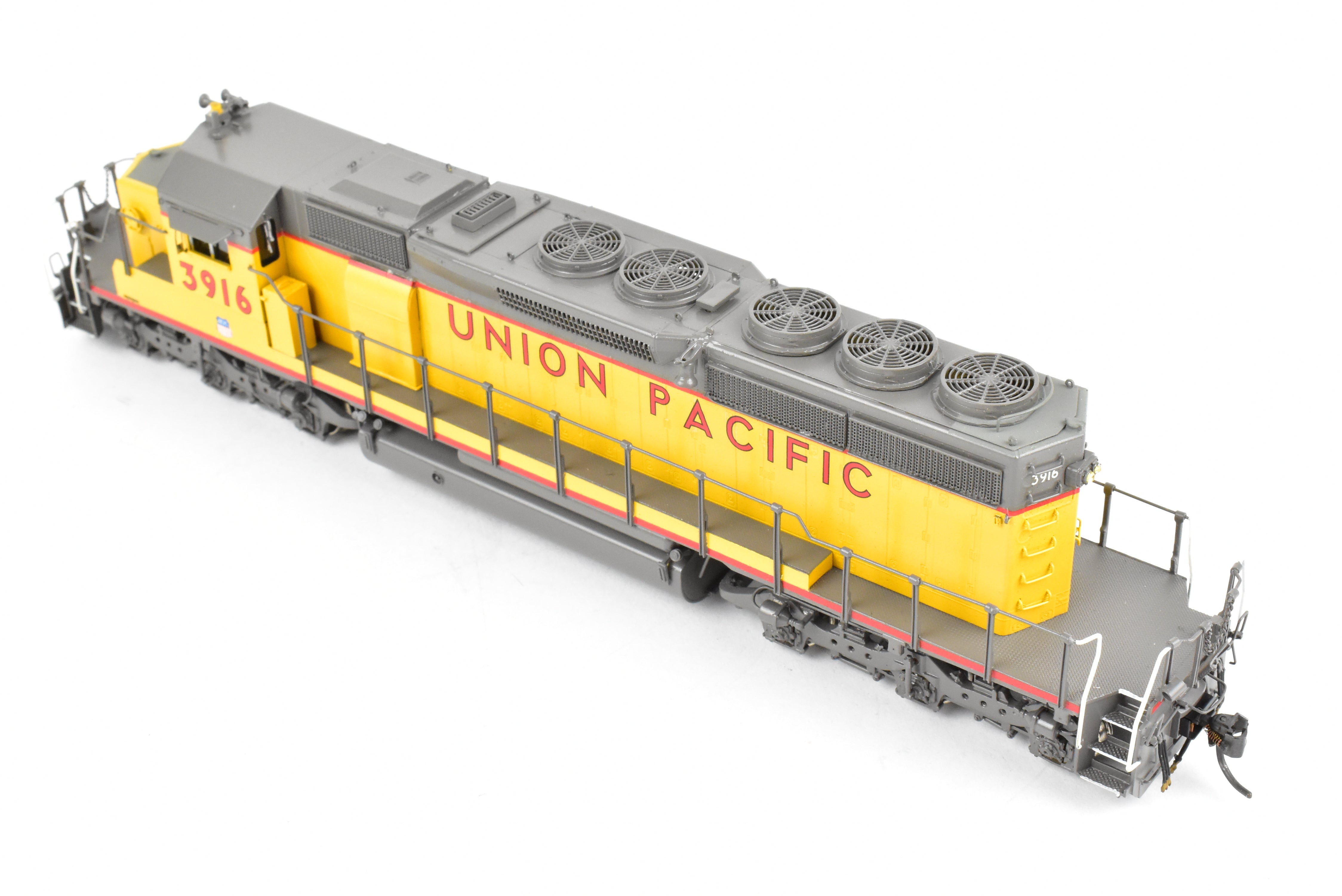 HO Scale Brass Model Train - Overland Models Inc. (OMI) Union Pacific EMD SD40 - 2C FP Locomotive, Road Number 3916, Formerly Missouri Pacific
