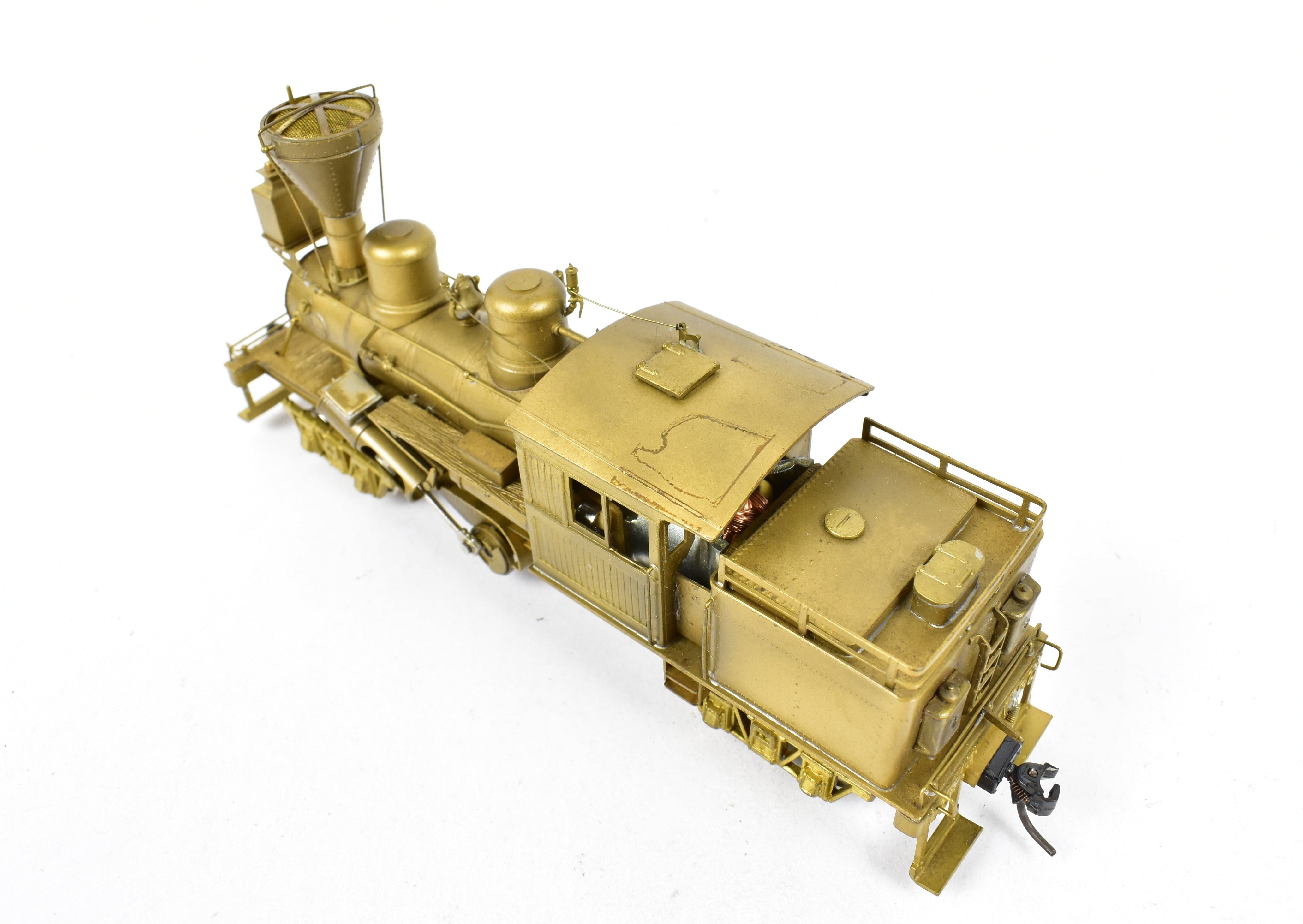HO Scale Brass PFM - United 2-Truck Logging Climax Geared Locomotive with Diamond Stack