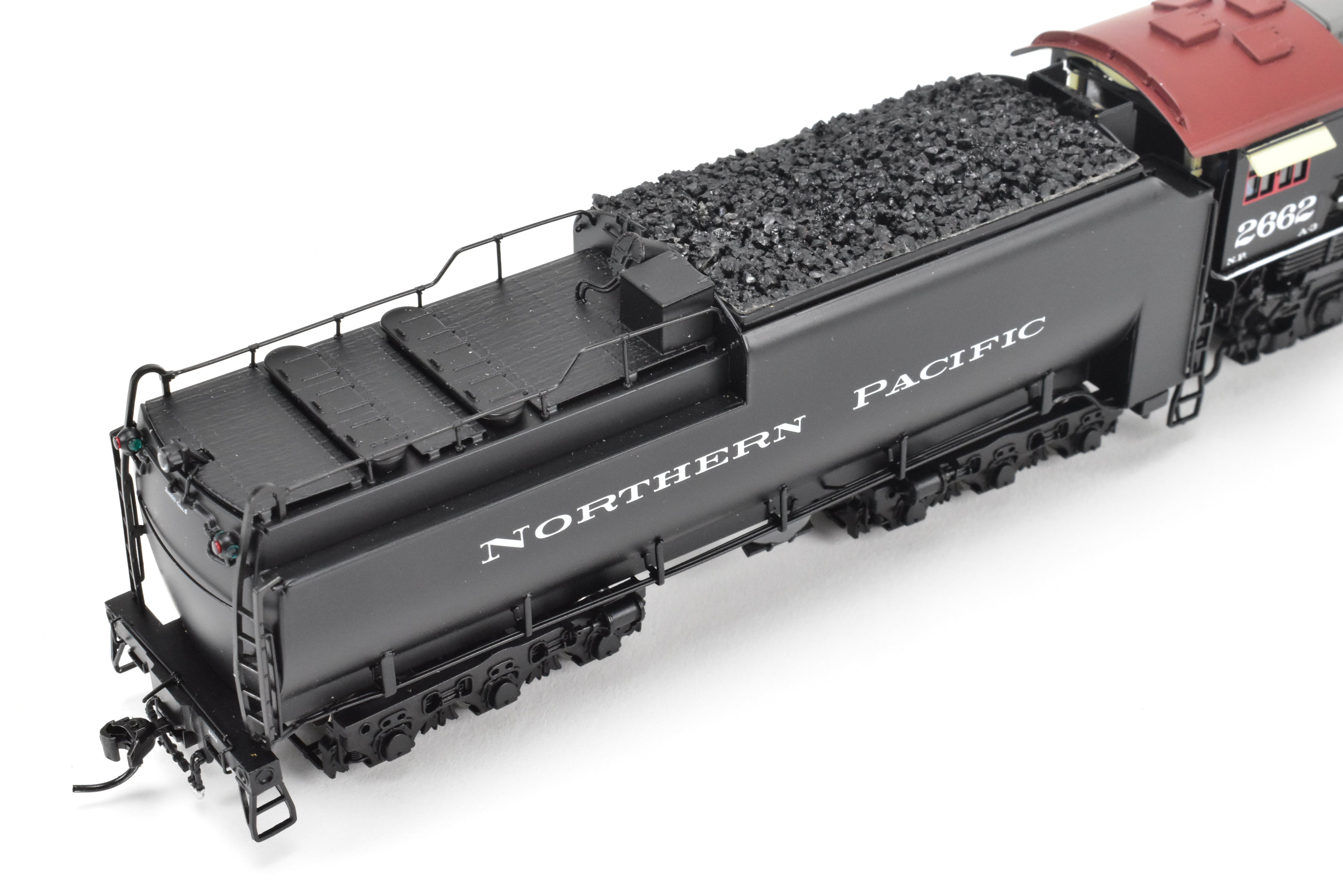 HO Scale Model Train - Broadway Limited Imports Brass Hybrid Series Northern Pacific A - 3 4 - 8 - 4 FP Locomotive with Gray Boiler (Post 1947) and Smoke, Featuring Paragon 4 Sound for DC and DCC Operation