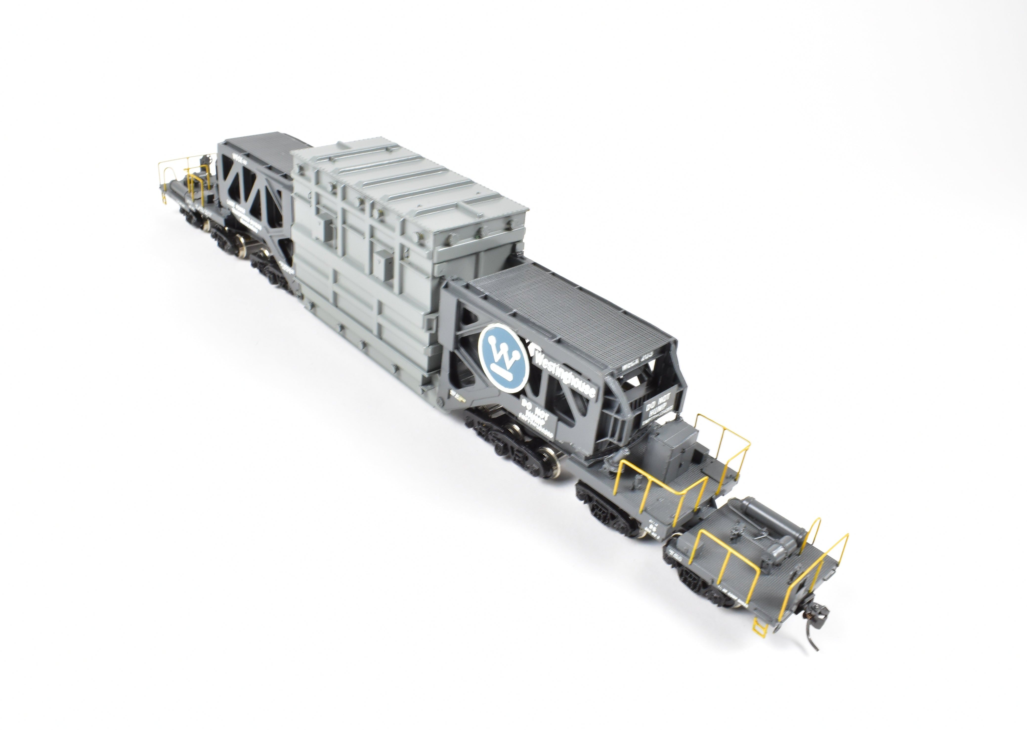 HO Scale Brass Consignment OMI - Overland Models, Inc. Schnabel Car with Removable Transformer Load in CP Westinghouse WECX 203 Livery for Model Railroading Enthusiasts