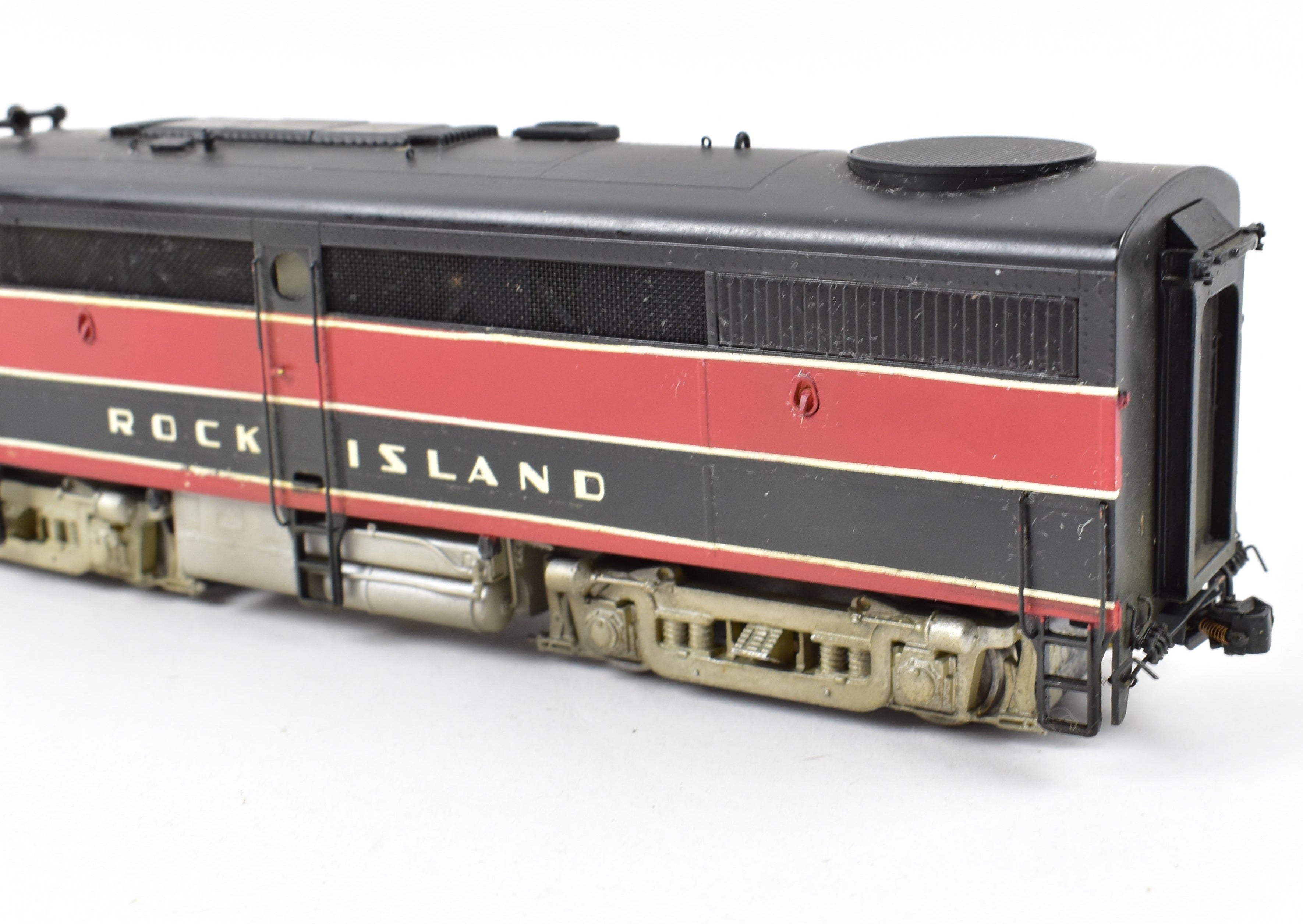 HO Scale Brass Model Train Key Imports CRI&P - Rock Island l ALCO FA-1/FB-1 Set Phase II CP and Weathered Version No. 145