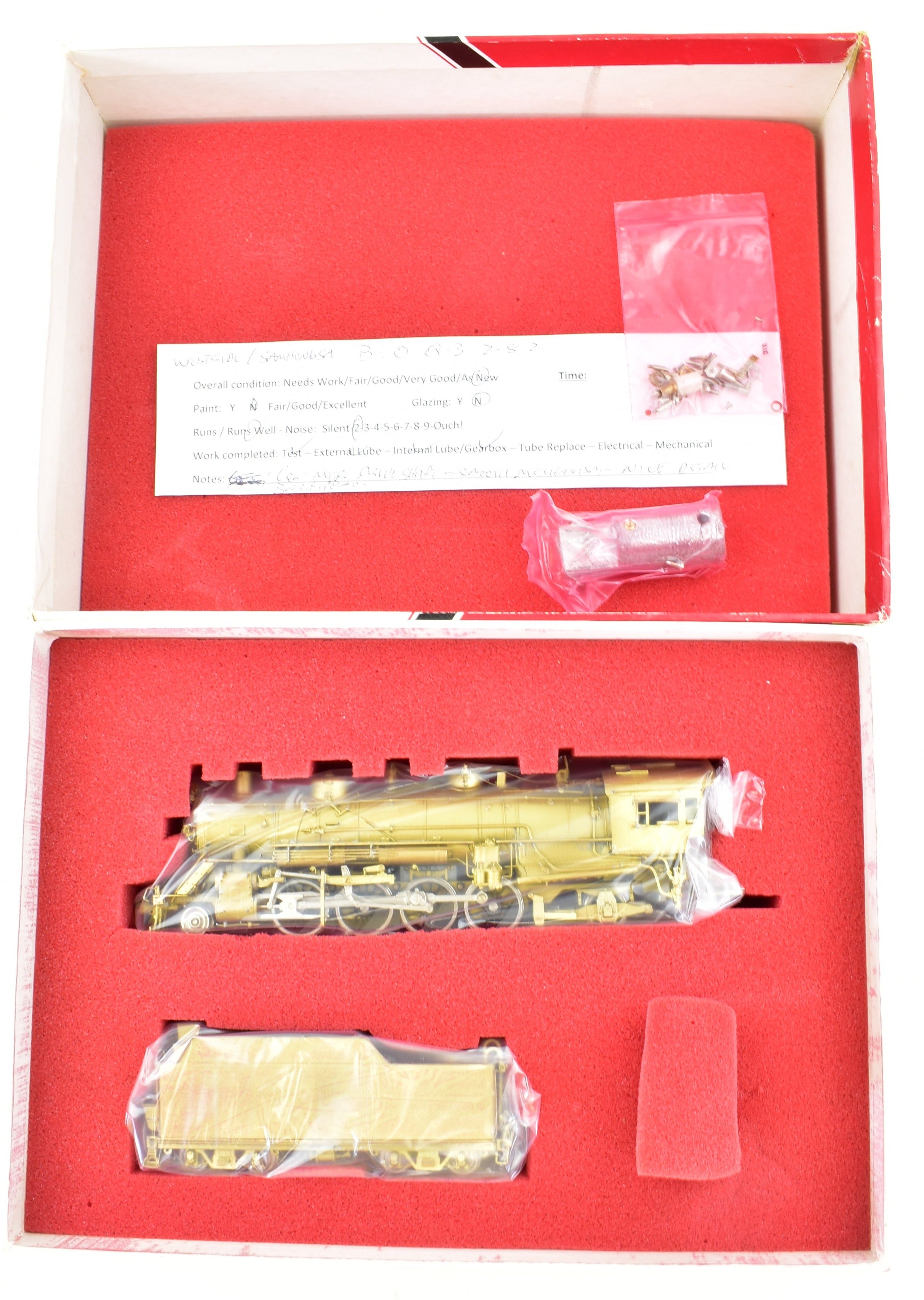1977 HO Brass Westside Model Co. B&O Q-3 2-8-2 Mikado Model