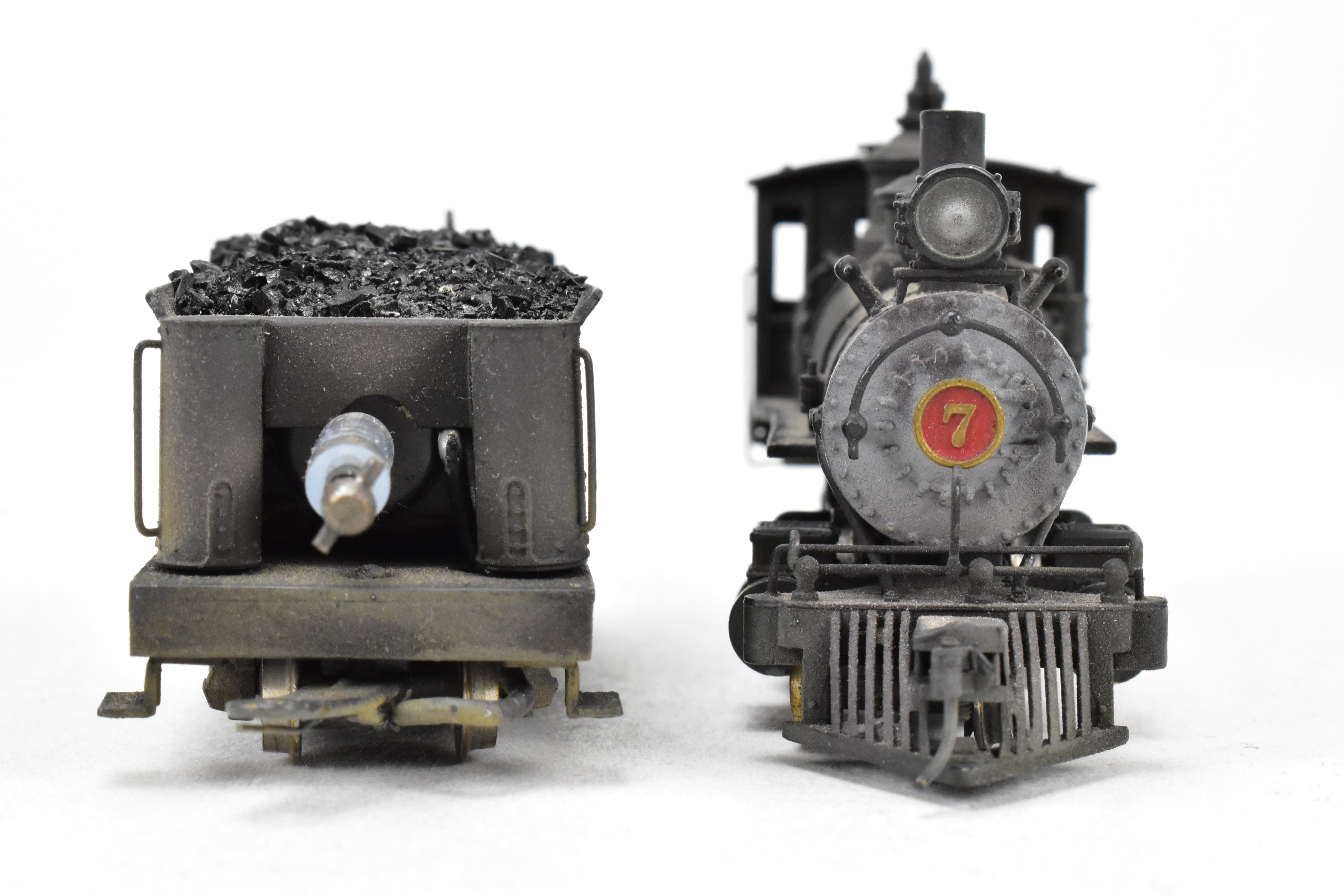 HOn3 Brass Porter Mogul 2-6-0 CP Model by Far East Distributors, Custom Modified