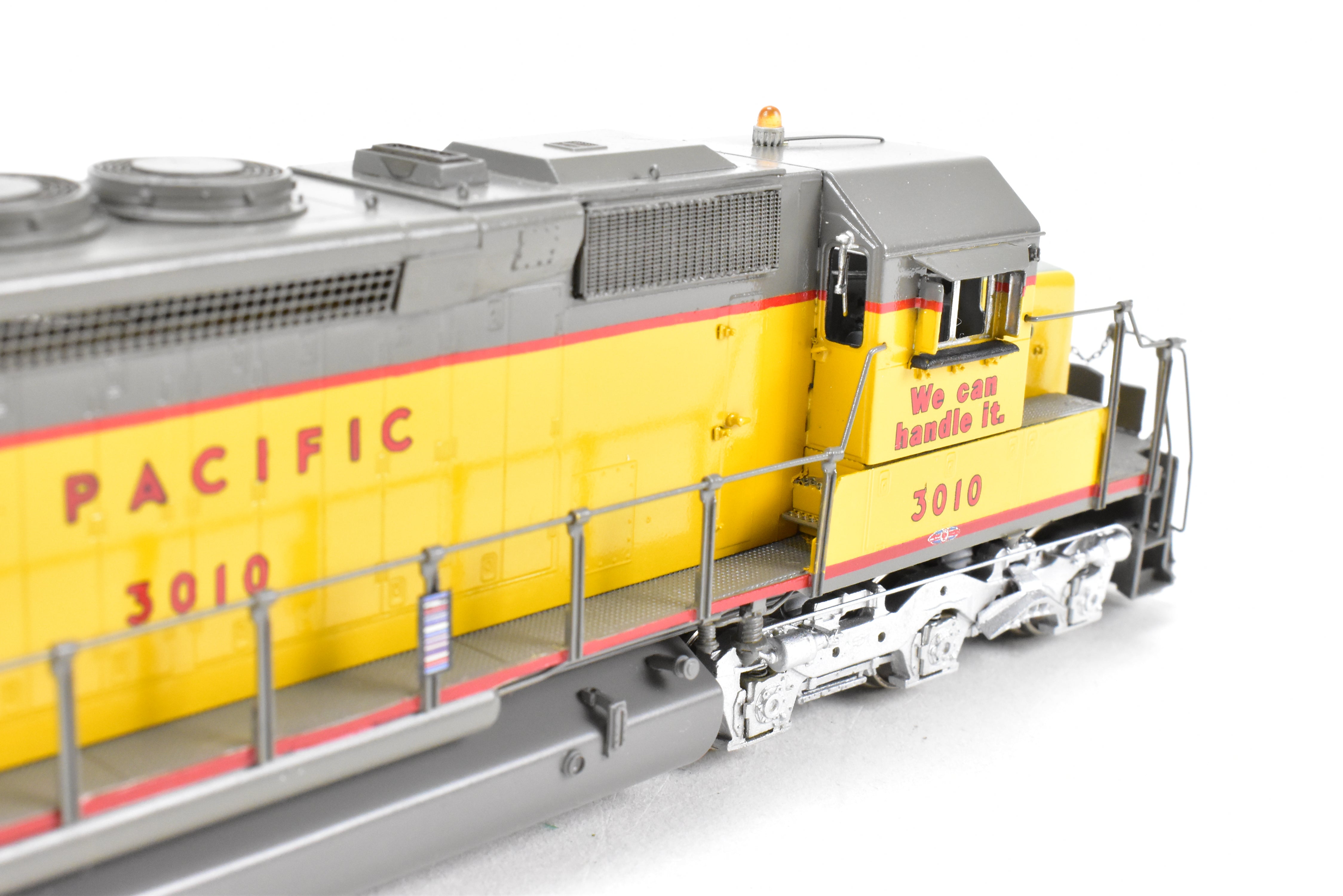 HO Scale Brass Model Train - Overland Models Inc. Union Pacific EMD SD40 Low Hood Custom Painted Locomotive No. 3010