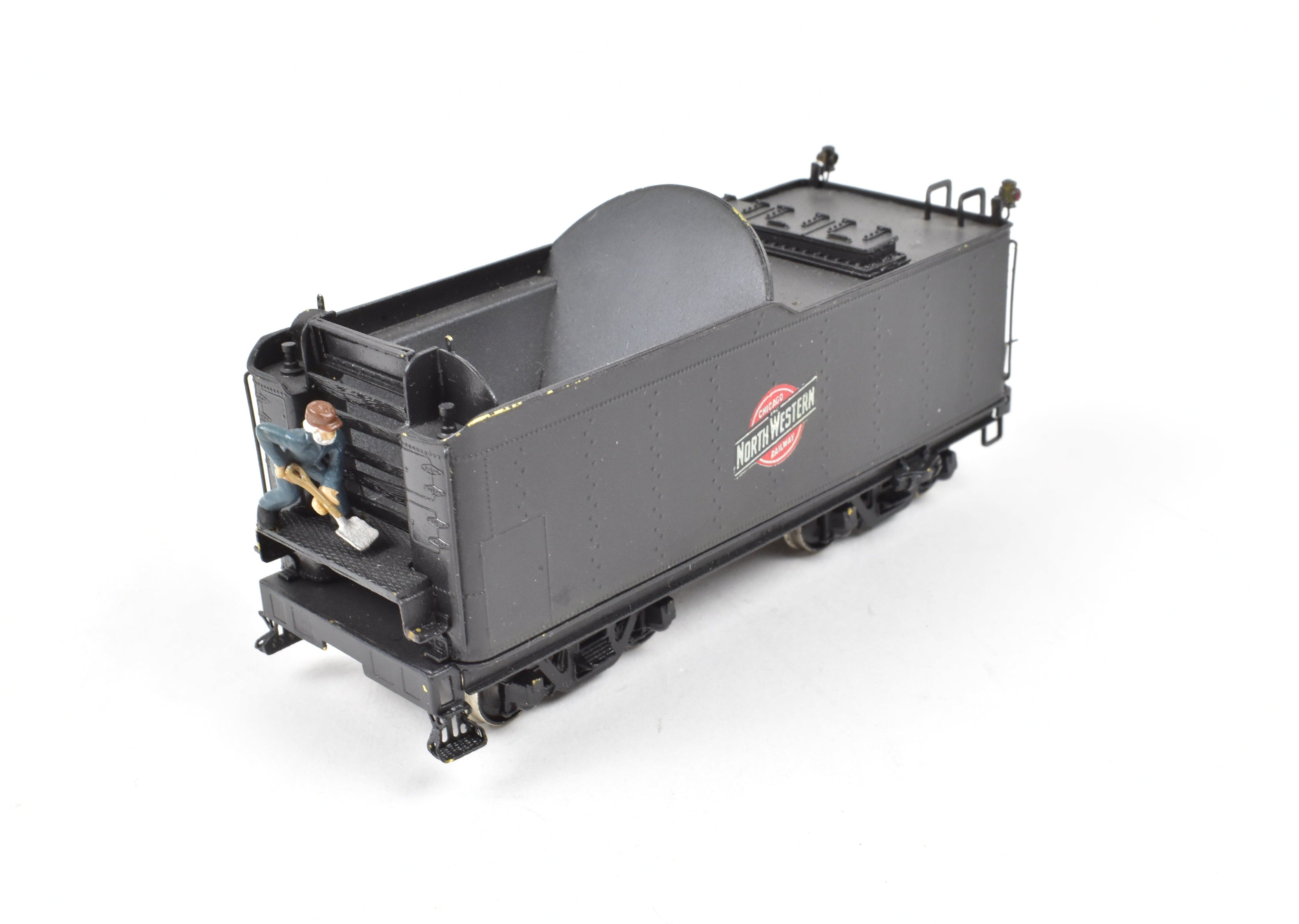 HO Scale Brass Model Train - Overland Models Chicago & North Western J - A 2 - 8 - 2 Mikado Locomotive in AS - IS Condition