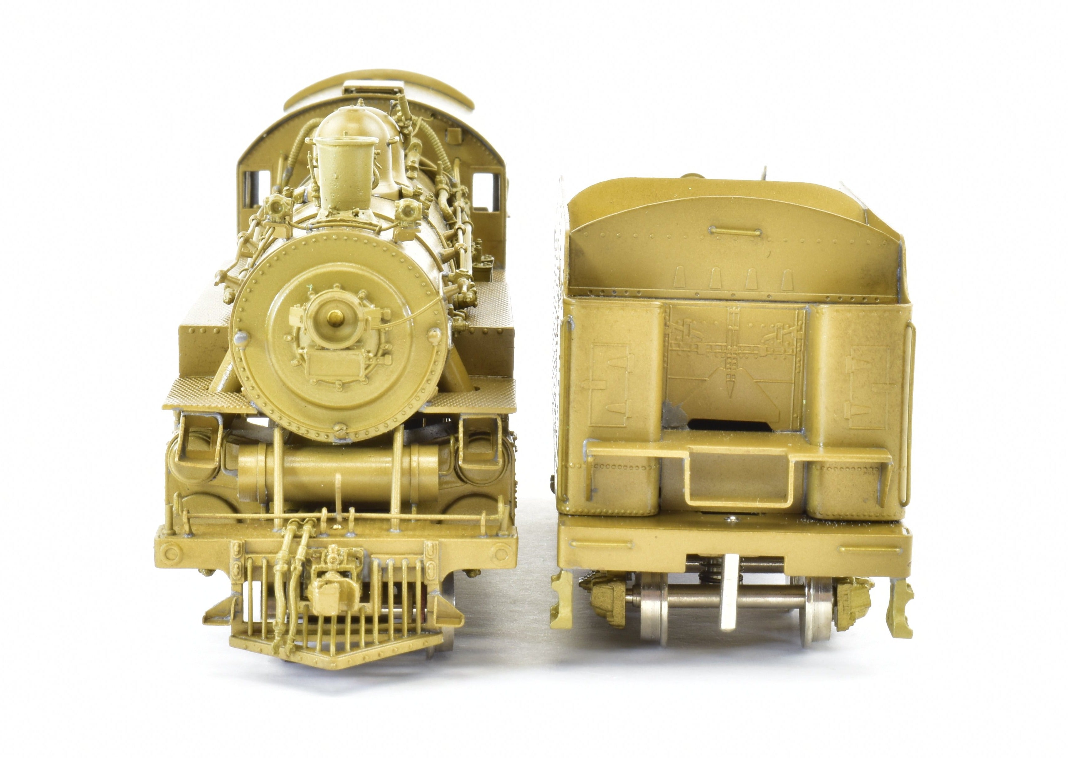 HO Scale Brass Model Train - Overland Models, Inc. Chesapeake & Ohio A - 16 4 - 4 - 2 Atlantic Locomotive by J.P. Models