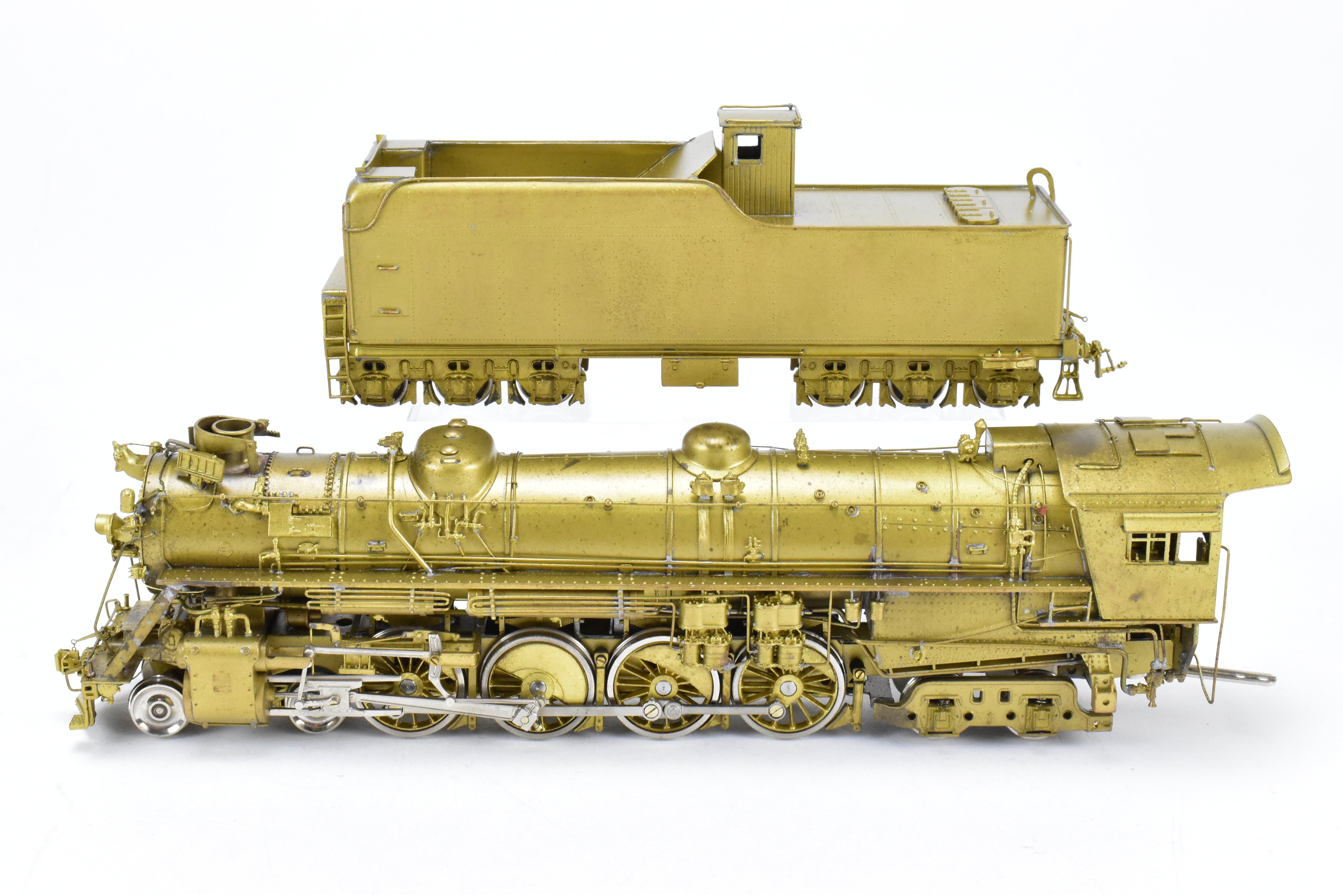 HO Scale Brass Model Train Key Imports D&RGW - Denver & Rio Grande Western M - 64 4 - 8 - 4 Northern Locomotive