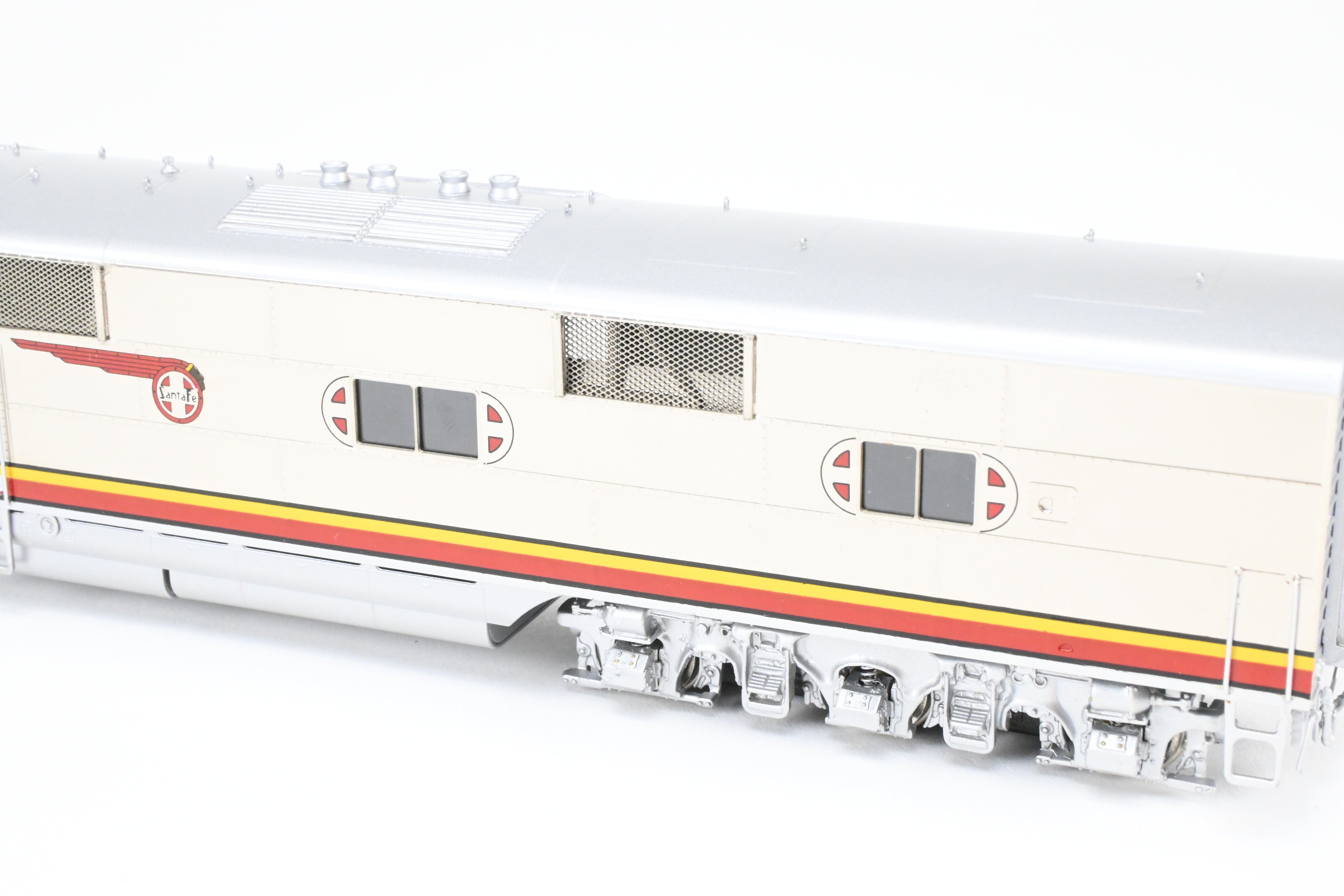 HO Scale Brass Conventional Cylinder - Challenger Imports ATSF - Santa Fe EMD E6 A/B Set with Plating and Painting, No. 14