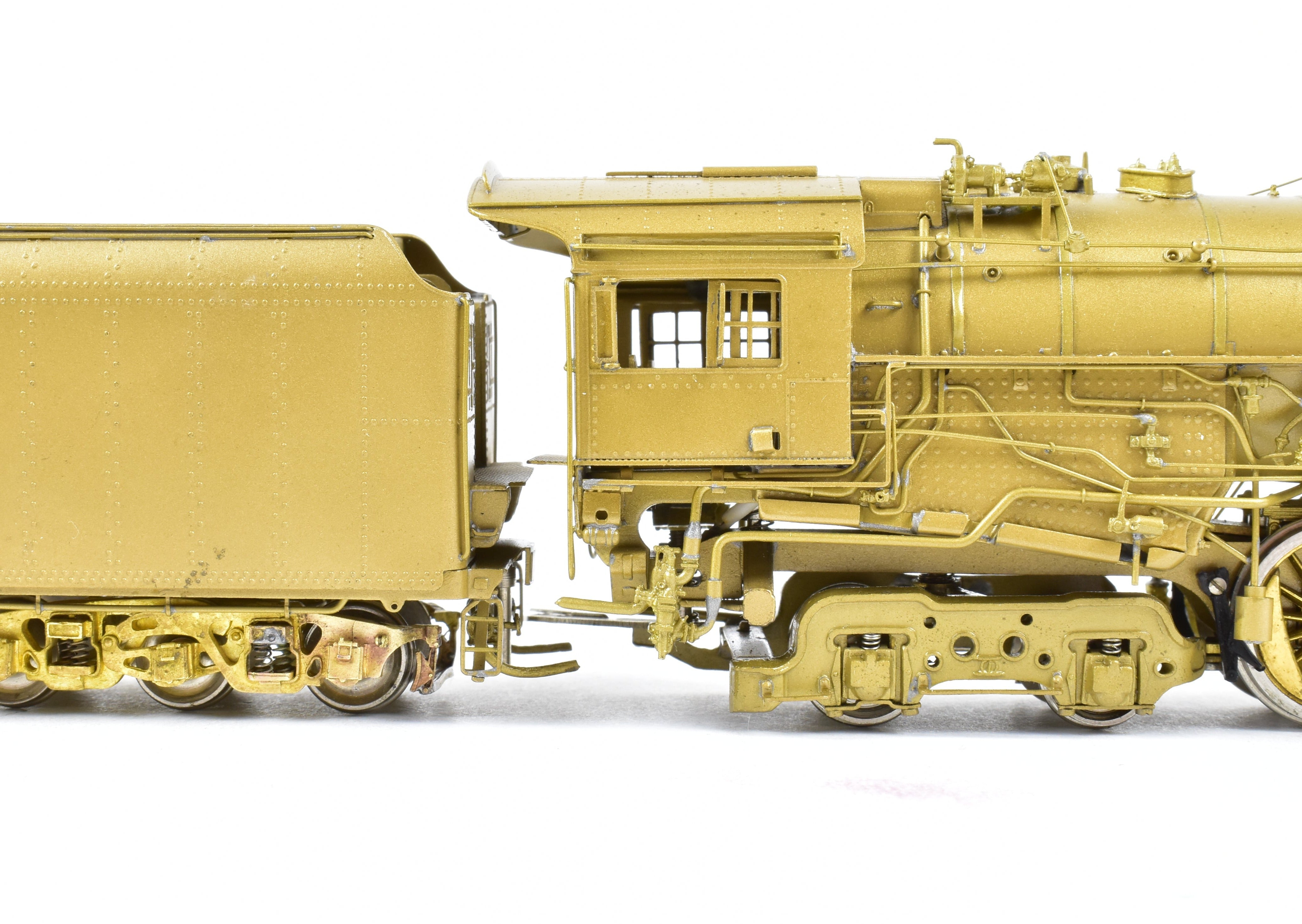 HO Scale Brass Model Train - Overland Models, Inc. NKP - Nickel Plate Road S-2 2-8-4 Berkshire Steam Locomotive Replica