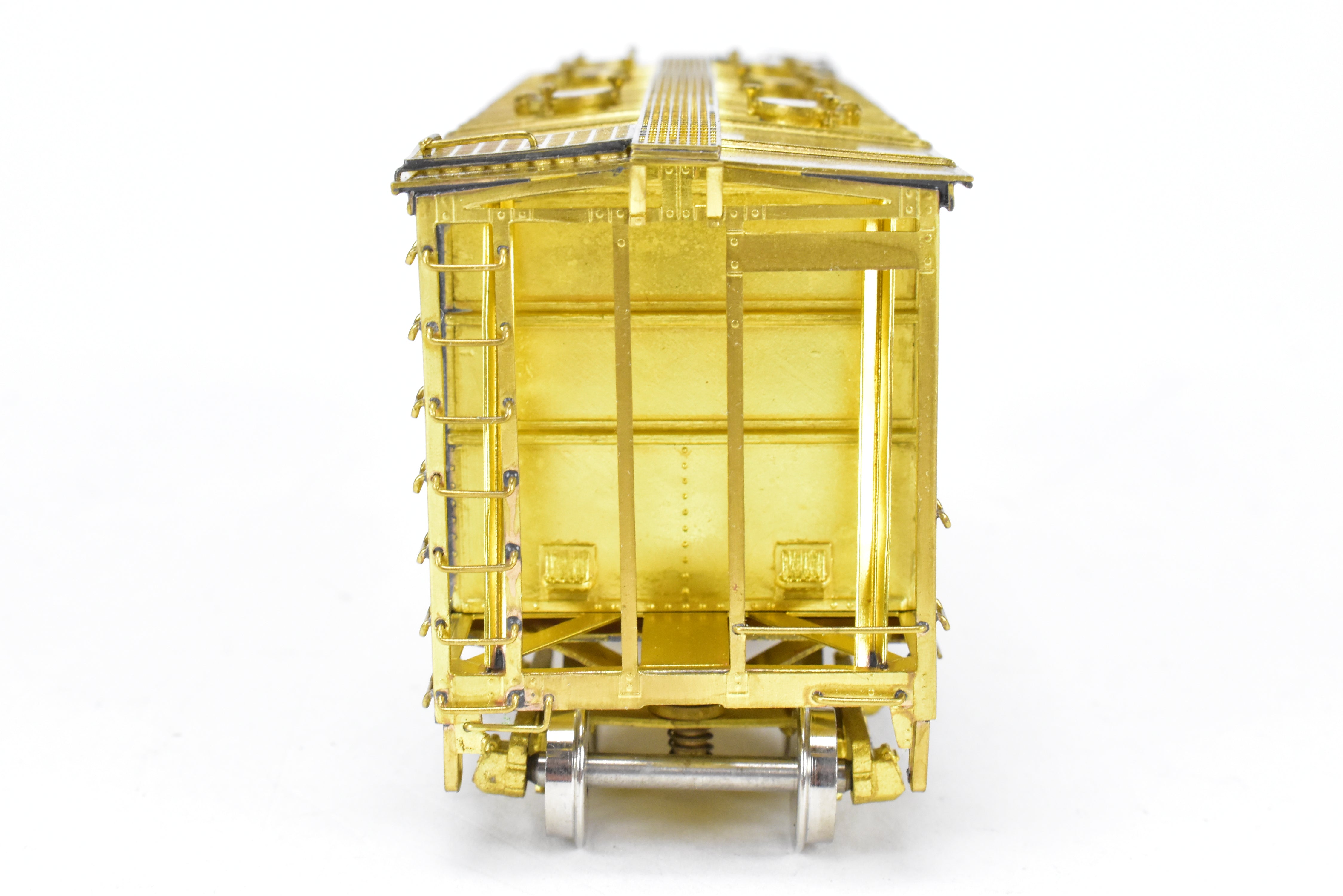 HO Scale Brass Airslide Covered Hopper Models by Overland Models, Inc. for Various Railroad Roads