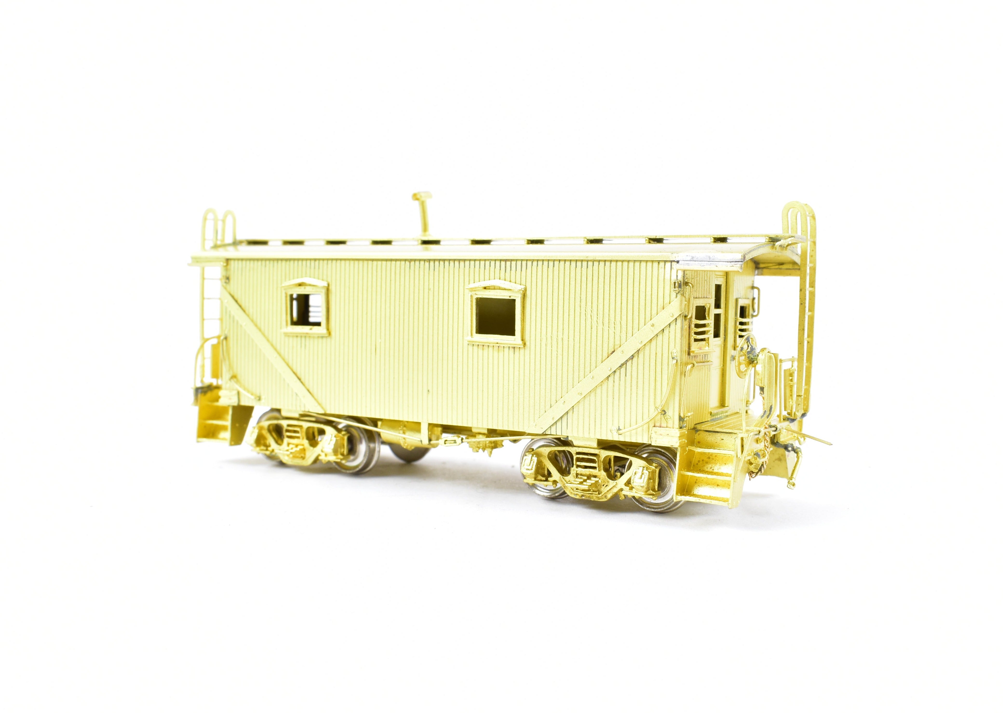 HO Scale Brass OMI - Overland Models, Inc. Delaware & Hudson (D&H) Wood Sheath Transfer Caboose without Cupola Model Train