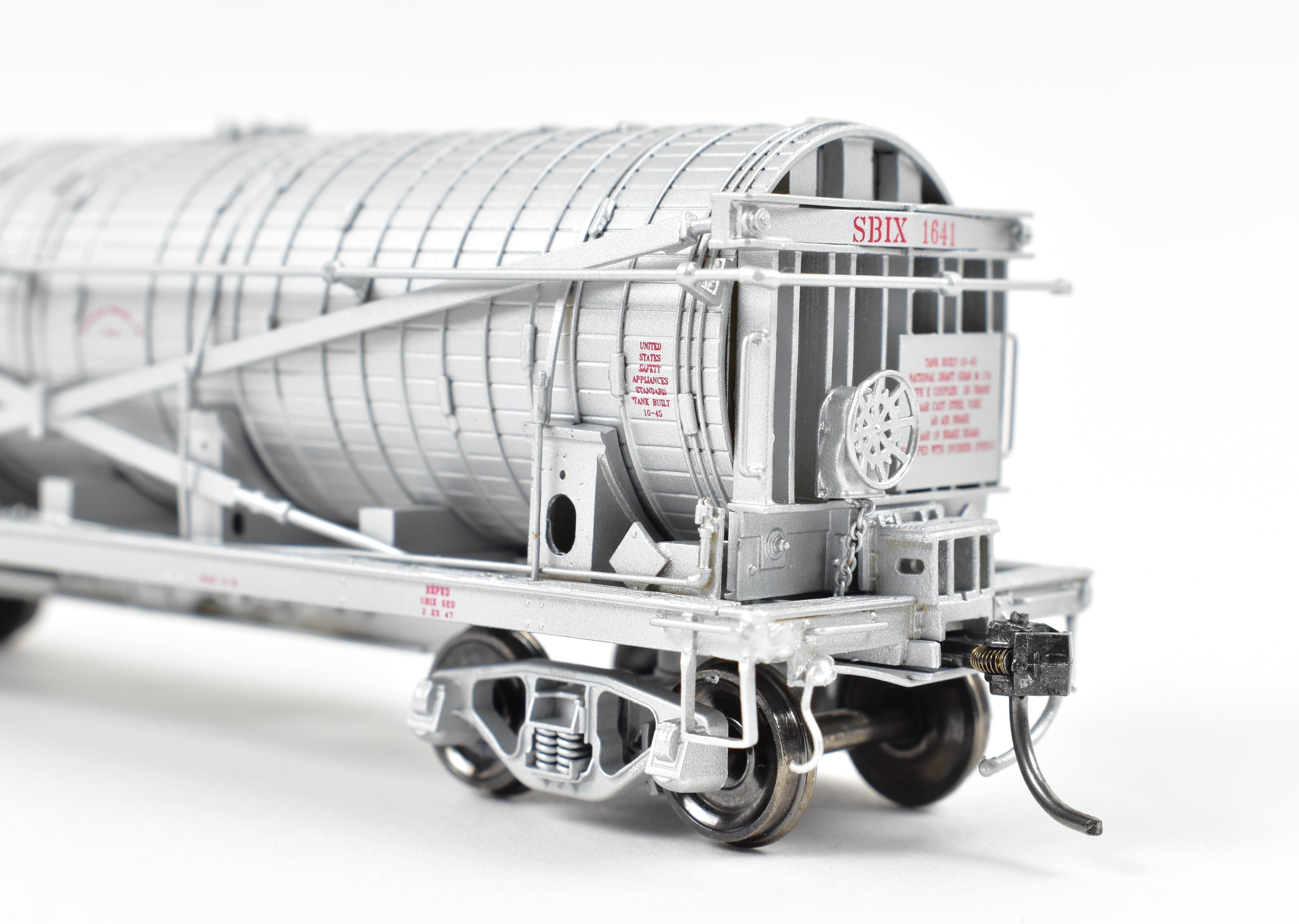 High - Quality HO Scale New Brass Model Train for North Bank Line, Standard Brand Vinegar Car with SBIX 1641 Specification