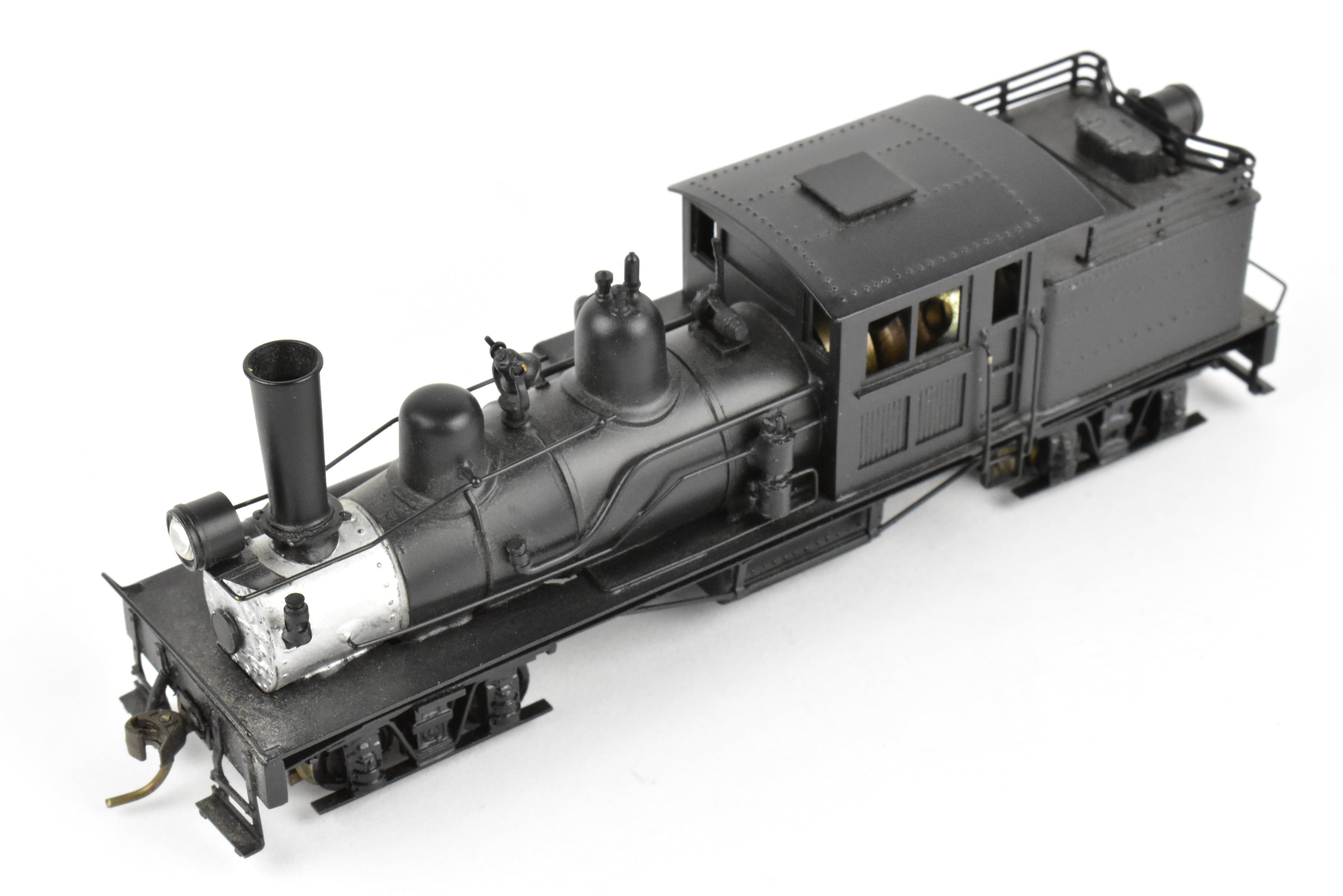 High - Quality HO Scale Brass PFM - United 2 - Truck Class B Shay Geared Locomotive for Model Railroads, CP Version Without Lettering