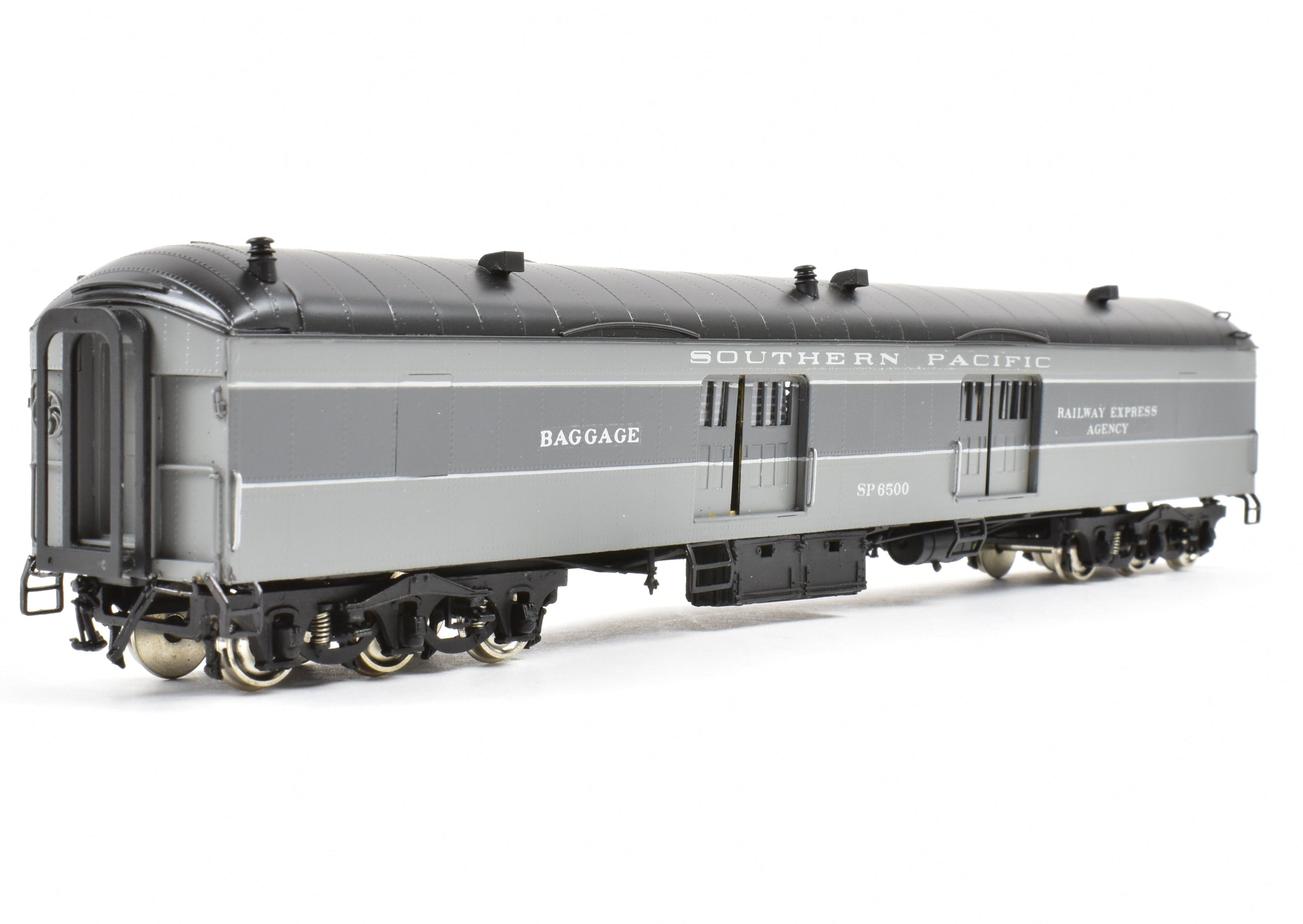 HO Scale Brass Model Train - Precision Scale Co. SP Southern Pacific Harriman Baggage/Auto Car 70 - BA - 5 FP No. 6500 for Model Train Enthusiasts