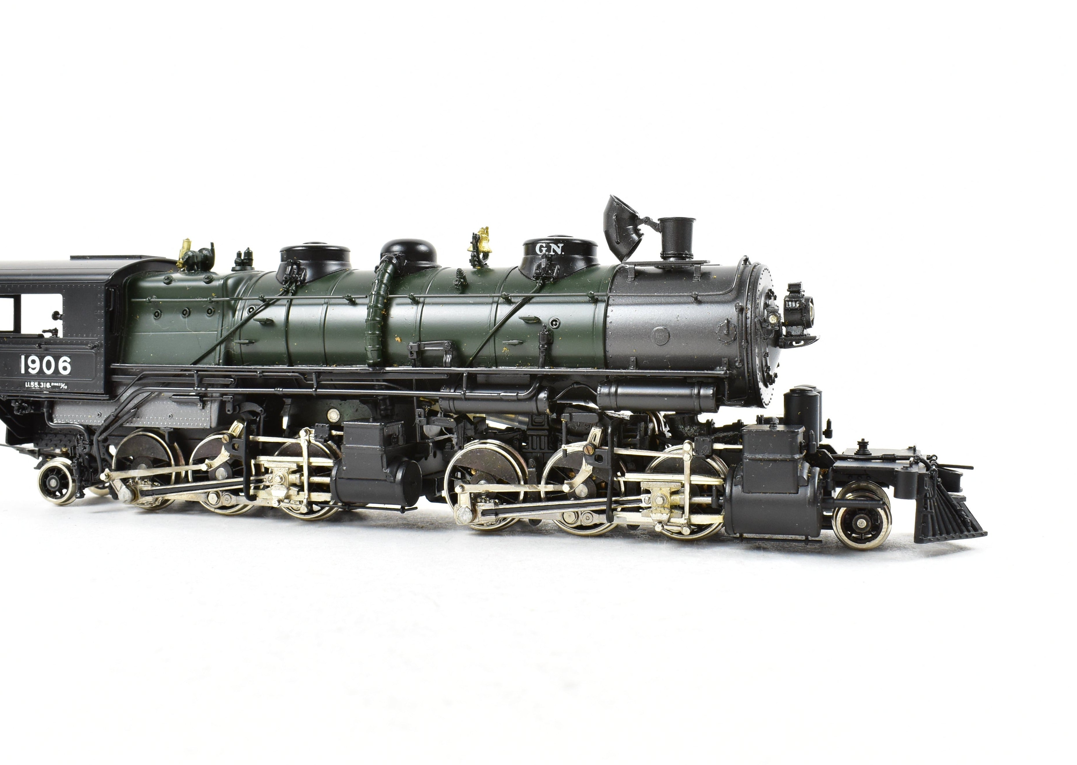 HO Scale Brass Model Train - PFM - Tenshodo GN - Great Northern 2-6-6-2 Class L-1 Crown FP Steam Locomotive #1906