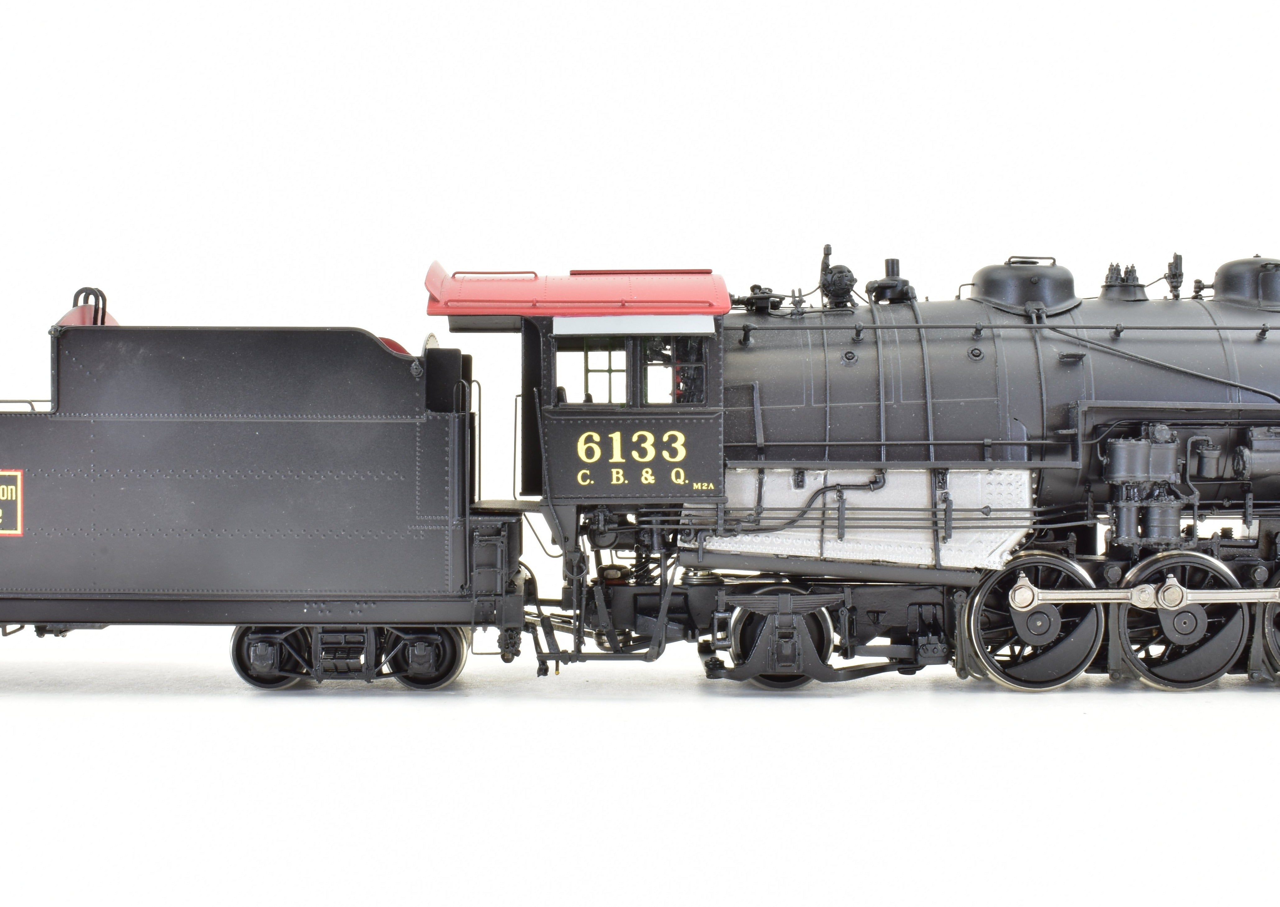 High - Quality HO Scale Brass Steam Locomotive CON CIL - Challenger Imports CB&Q - Burlington Route Class M2A 2 - 10 - 2 FP #6133 Model