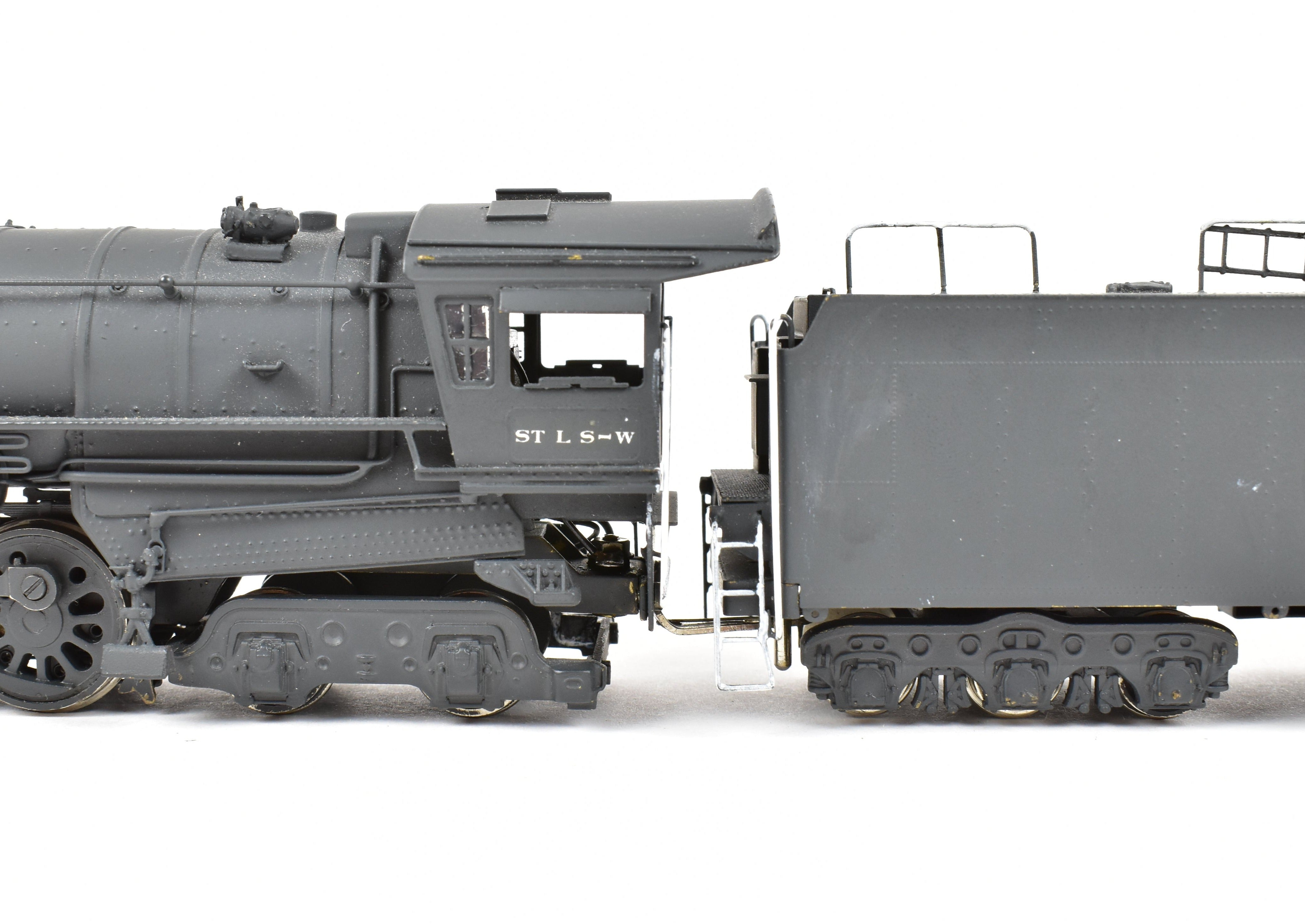 HO Scale Brass Model Train by Westside Model Co., Custom Painted SSW - Cotton Belt Class GS - 8 4 - 8 - 4 Locomotive, Numbered SSW #815