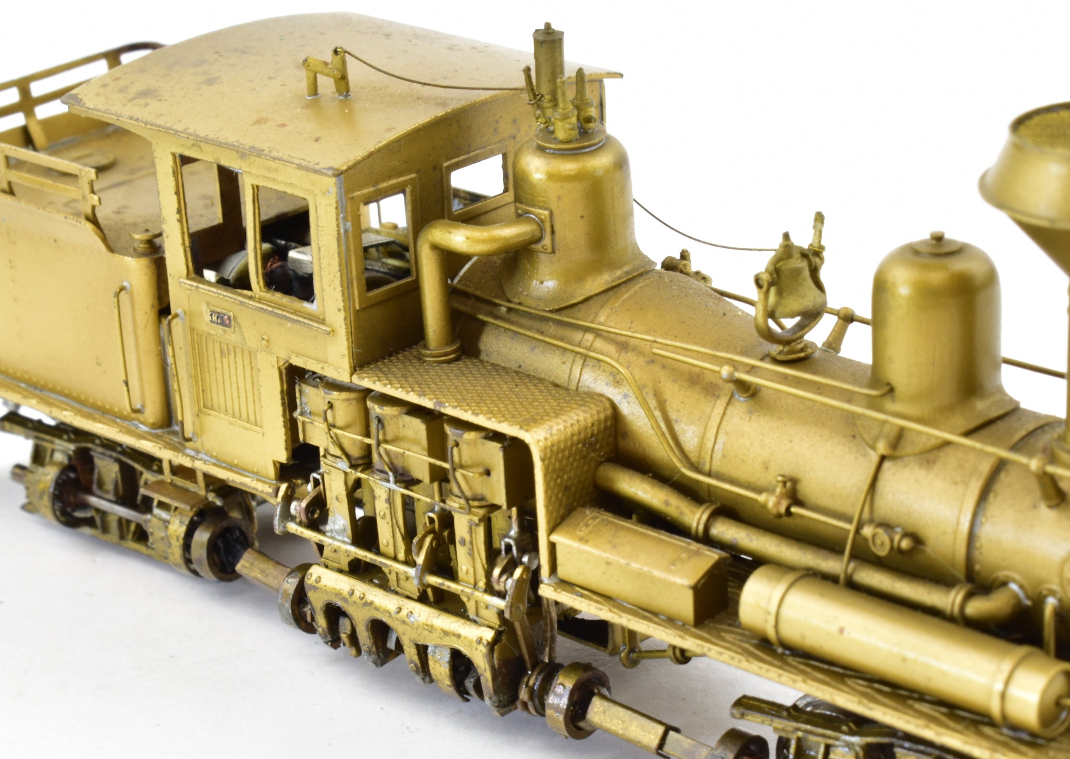 HOn3 Scale Brass PFM - United Benson Logging Co. 2 - Truck 25 - Ton Shay Geared Model Locomotive for Model Train Enthusiasts