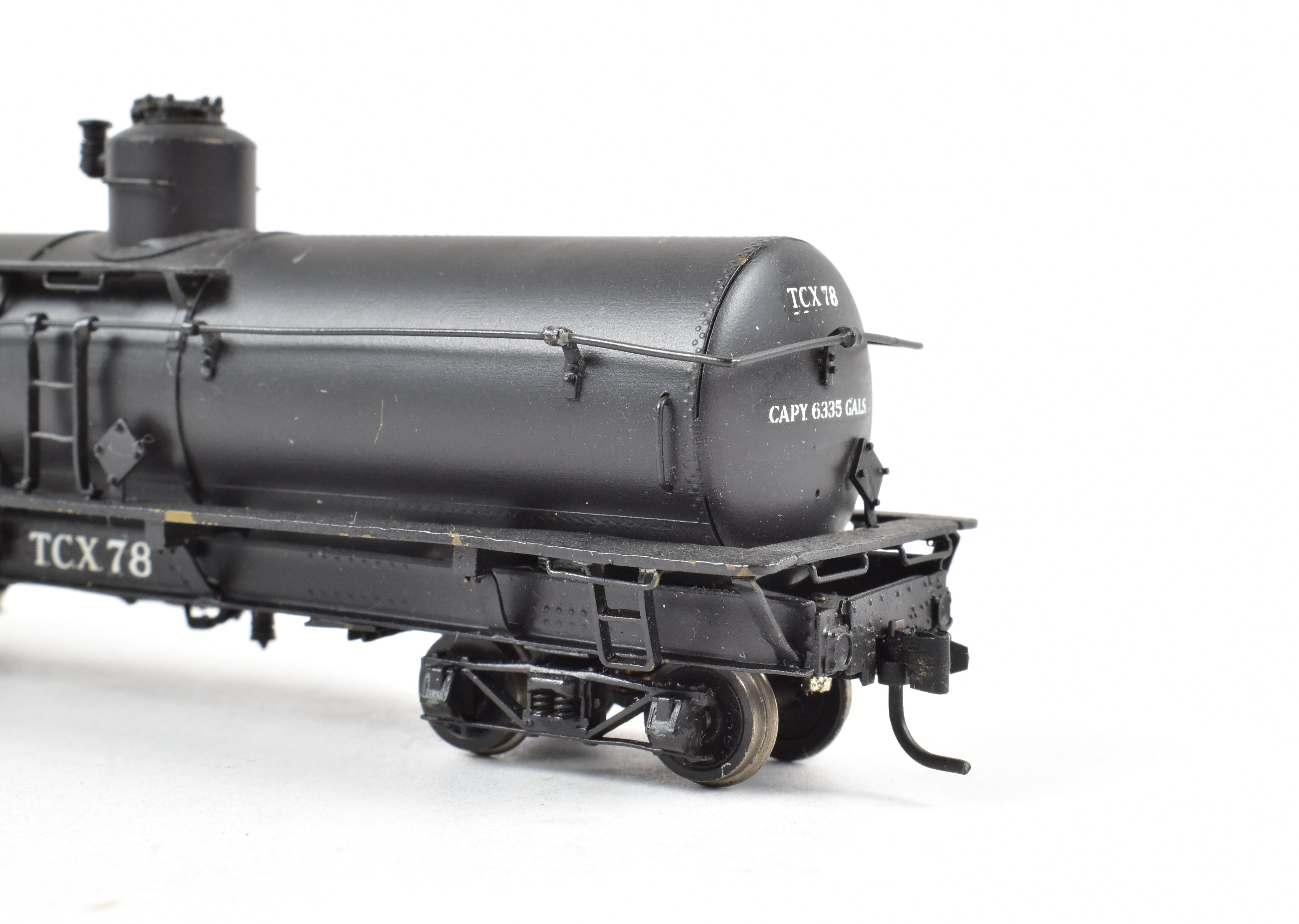 HOn3 Precision Scale Co. Brass TCX - Texaco Single Dome Tank Car TCX 76