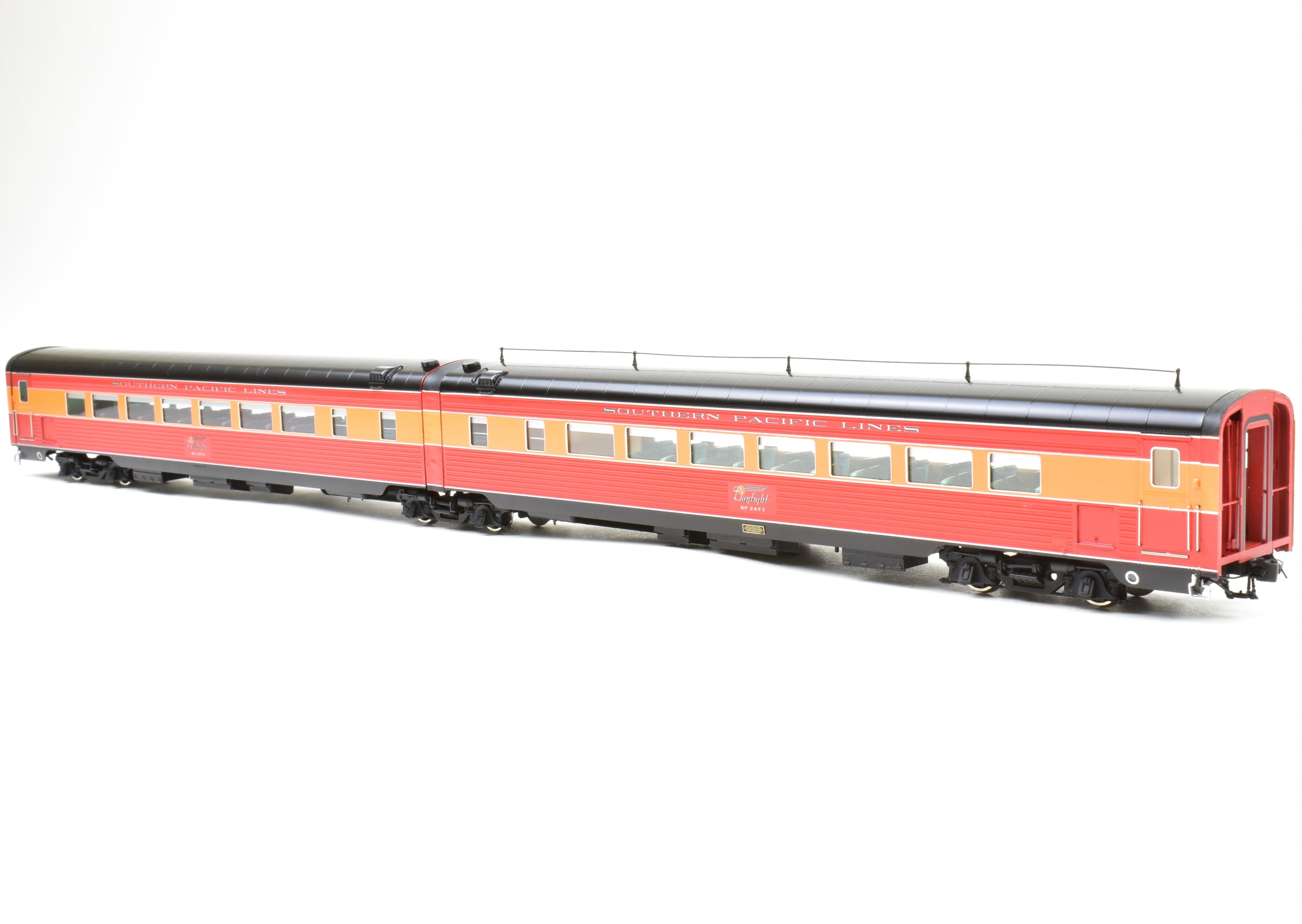High - Quality HO Scale Brass Model Train CON CIL - Challenger Imports SP - Southern Pacific 1941 Morning Daylight 16 - Car Complete Full Train Set Along with 10 - Car Set and Two 3 - Car Add - On Sets FP