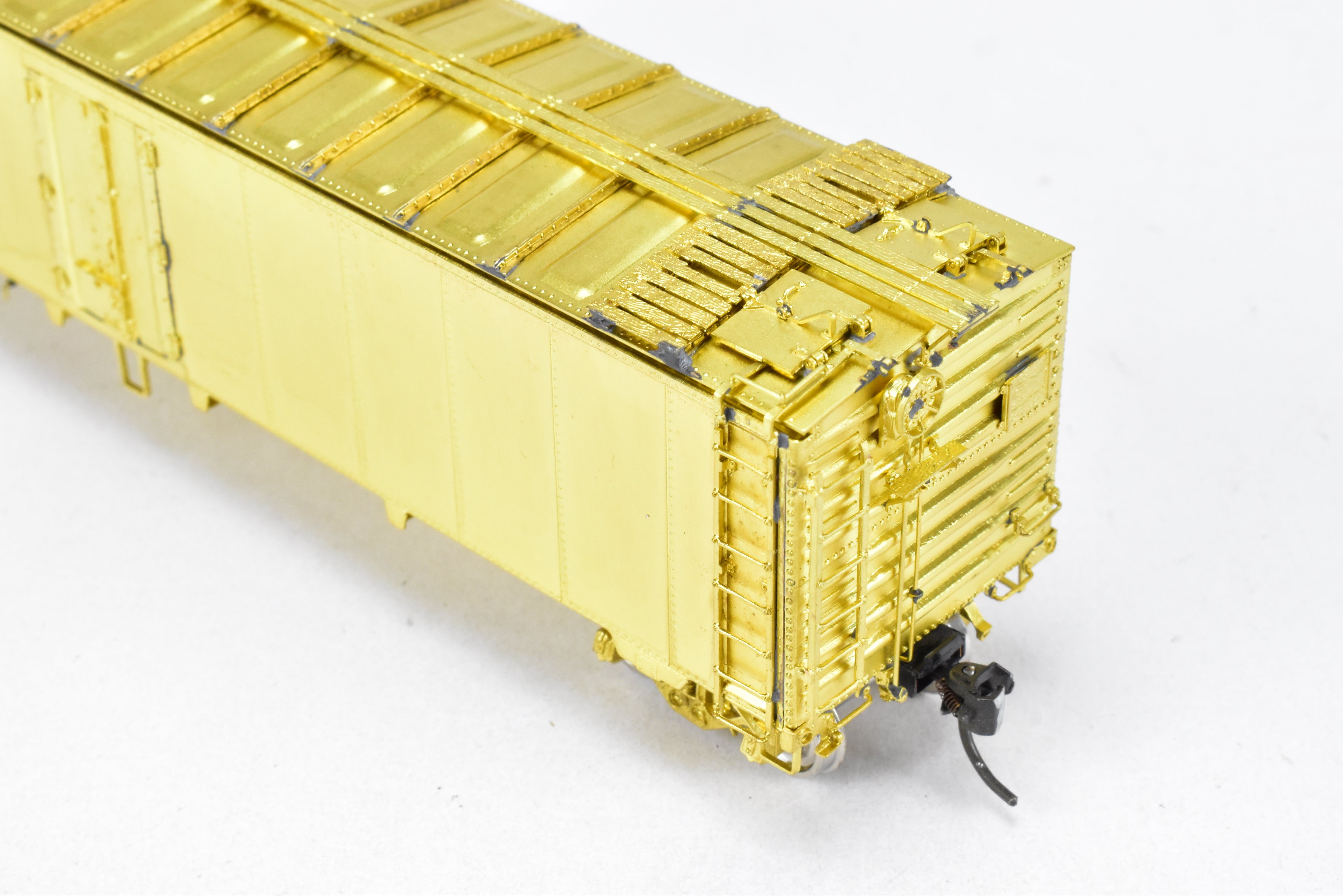 HO Brass OMI ATSF - Santa Fe SFRD 50' Ice Bunker Steel Refrigerator Car, Excellent Condition
